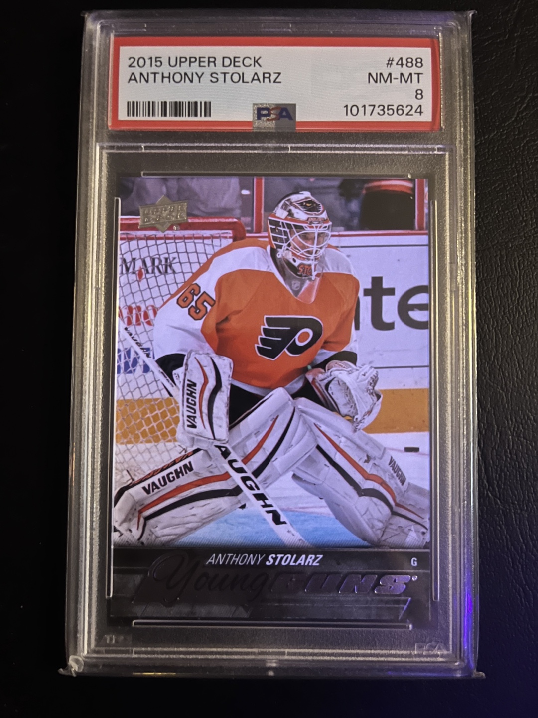 PSA 8 Anthony Stolarz Young Guns