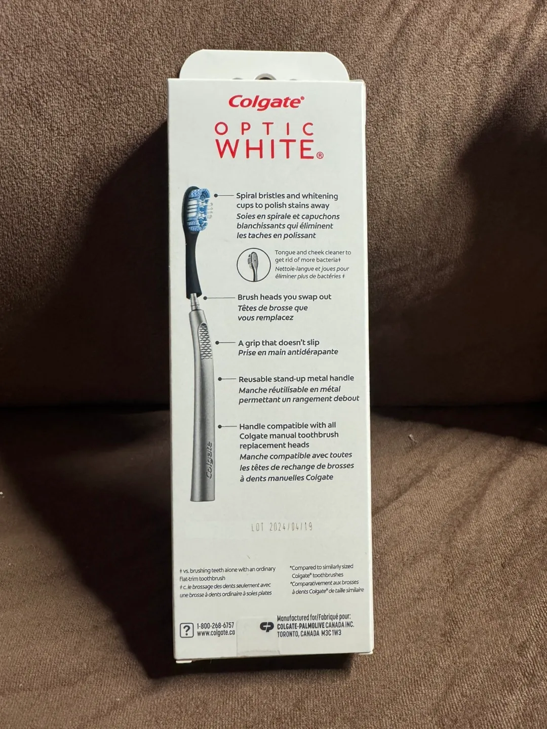 Colgate Optic White Advanced Whitening Replacement Brush Heads image indicator(2)