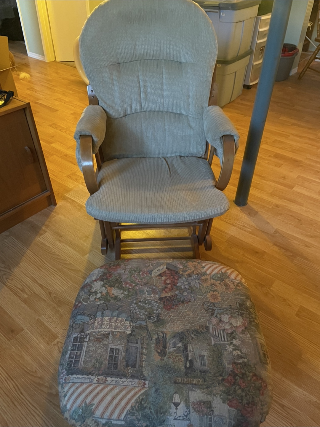 Rocking chair and rocking ottoman - photo 2
