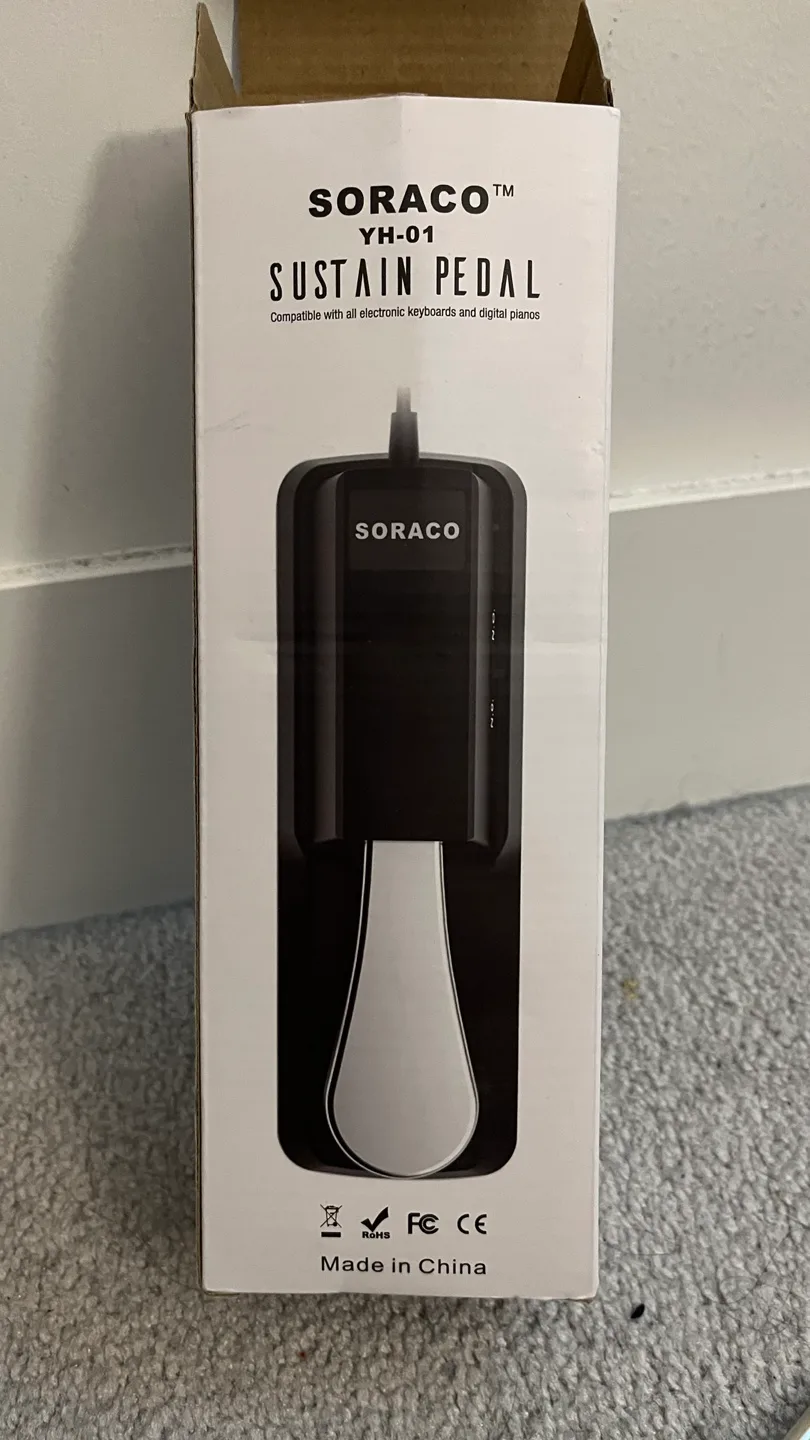 SORACO Sustain Pedal for Electronic Keyboards image indicator(2)