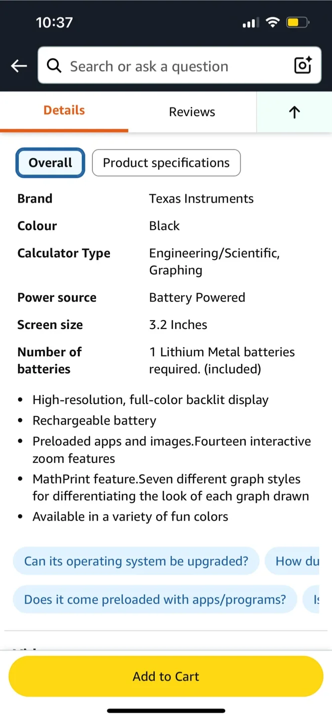 Texas Instruments TI84 Plus CE Python GDC with case and charger image indicator(5)