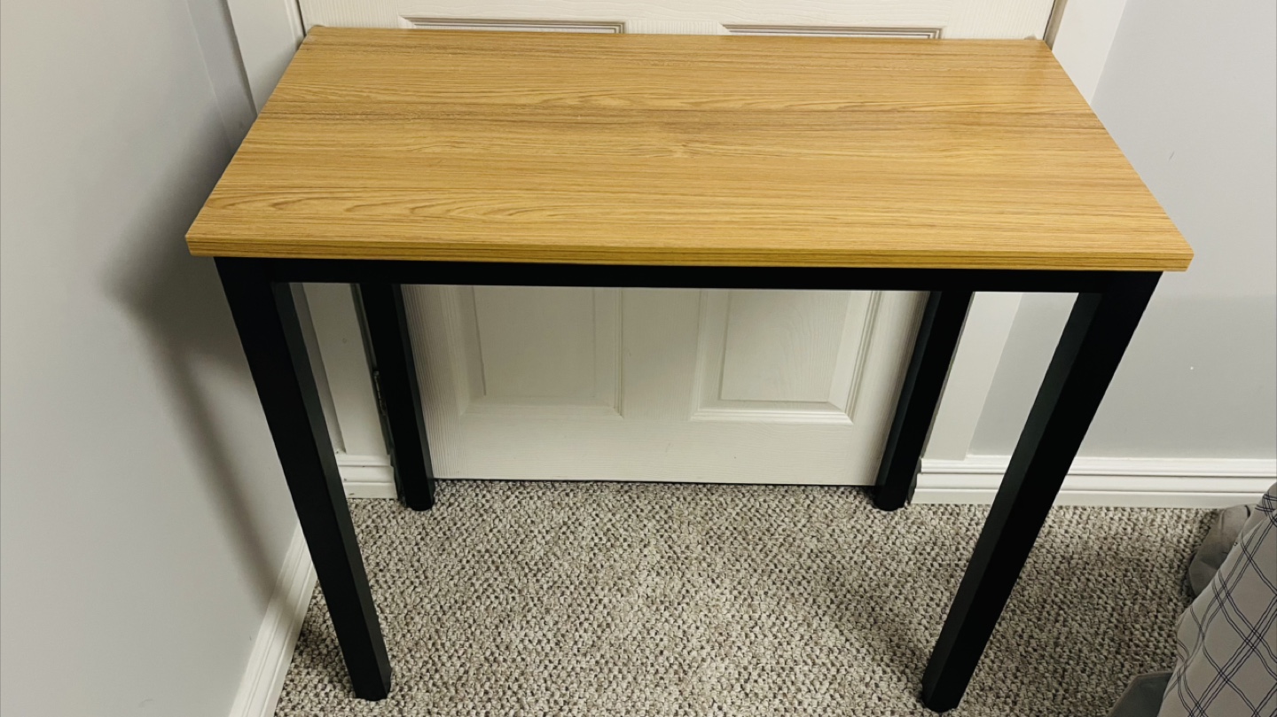 Small Desk with Folding Chair - photo 2