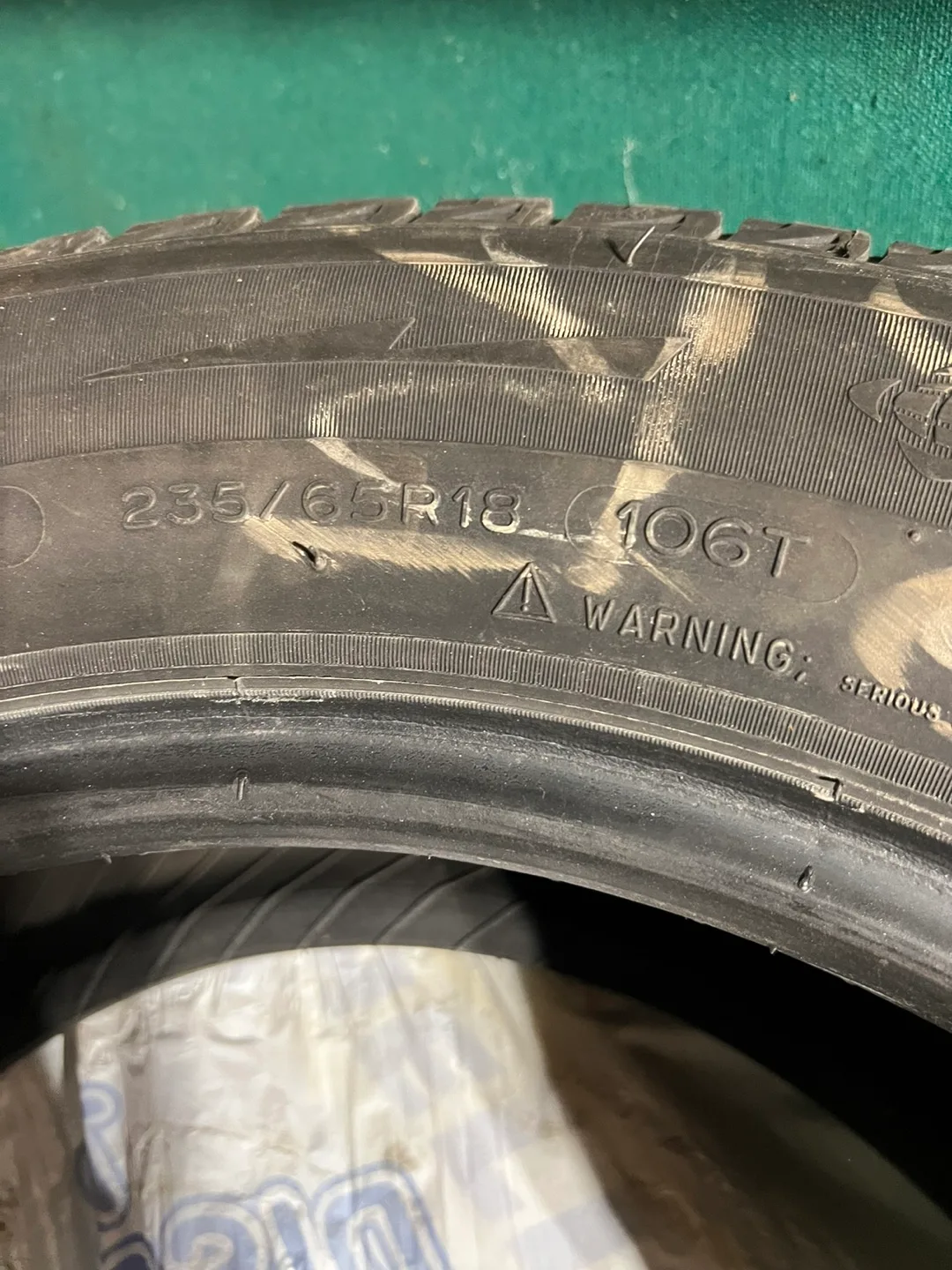 18" 5x114.3 Bronze Rims with 235/65R18 Winter Tires image indicator(3)