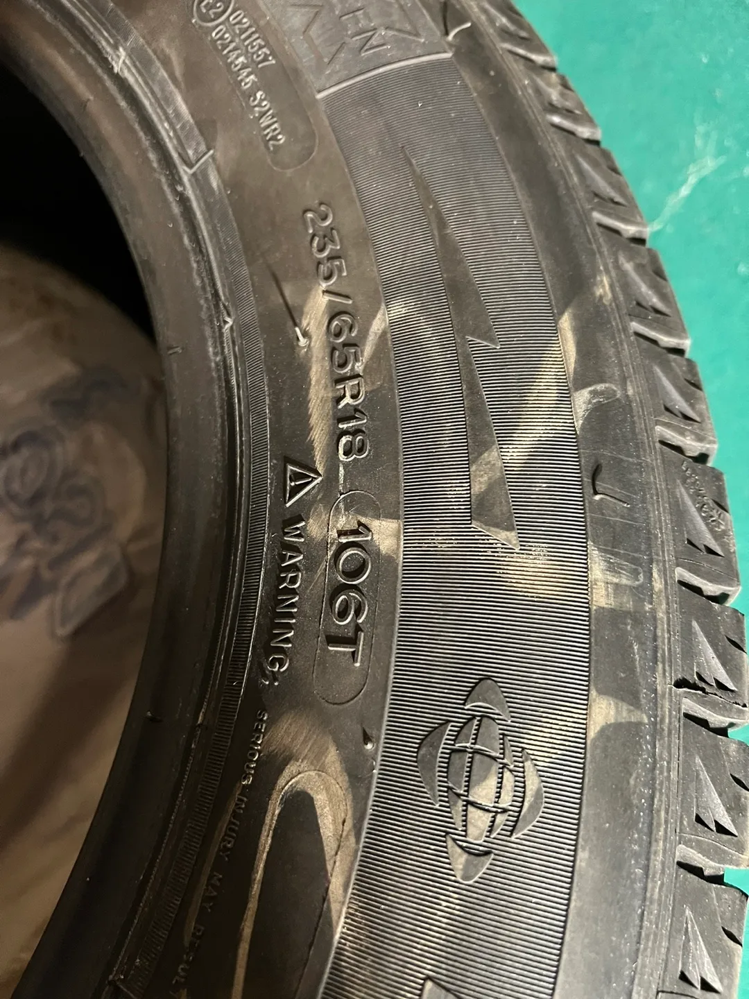 18" 5x114.3 Bronze Rims with 235/65R18 Winter Tires image indicator(5)