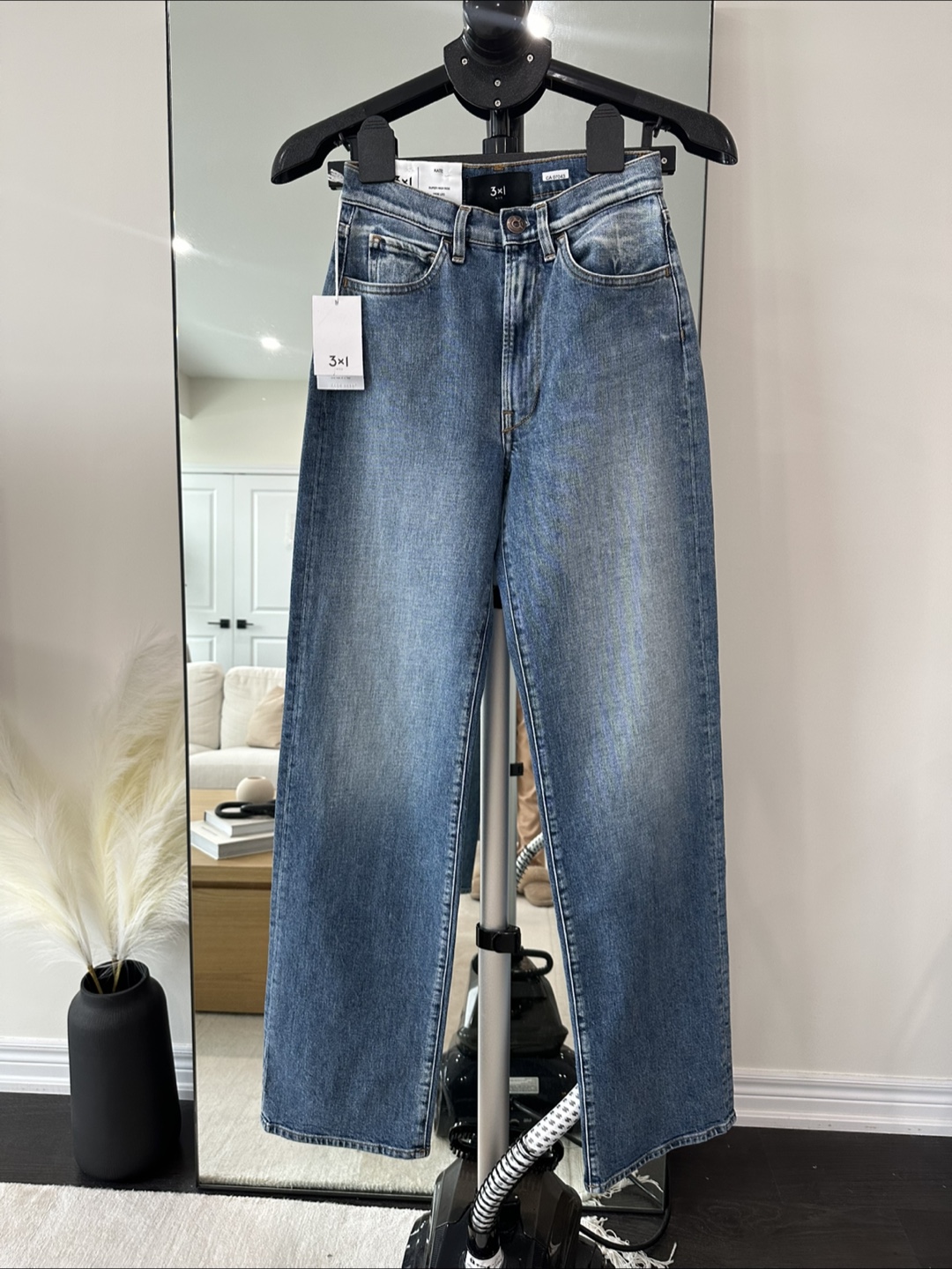 3x1 Kate Super High Rise Wide Leg Jeans Size 23 NWT