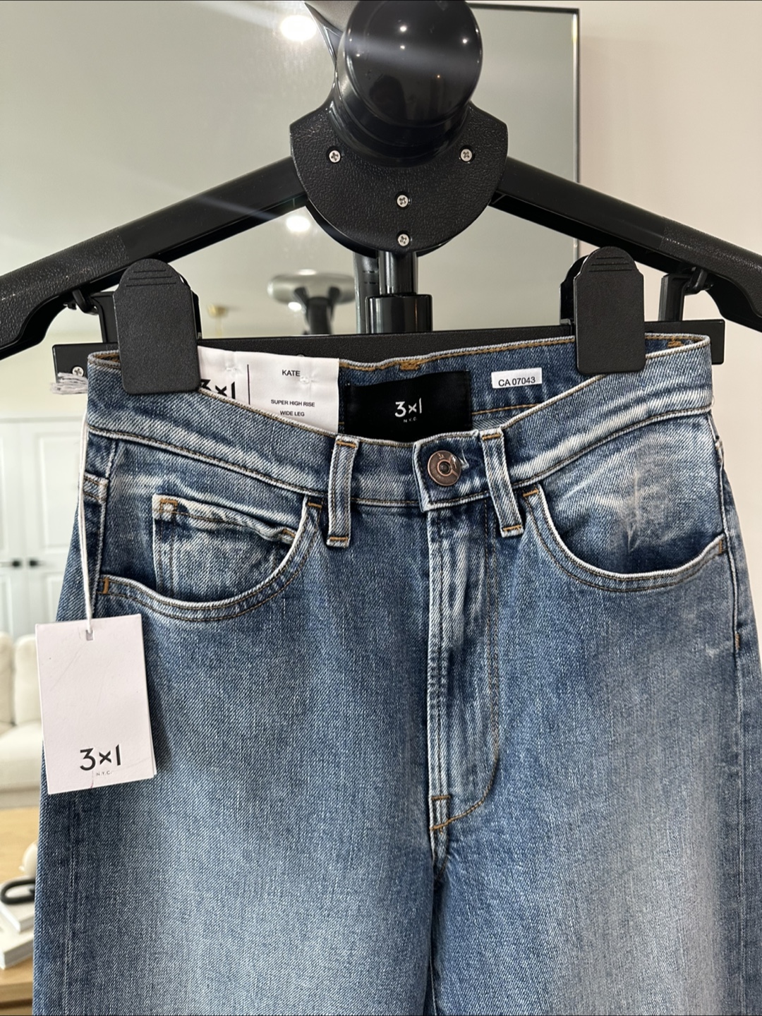 3x1 Kate Super High Rise Wide Leg Jeans Size 23 NWT - photo 4