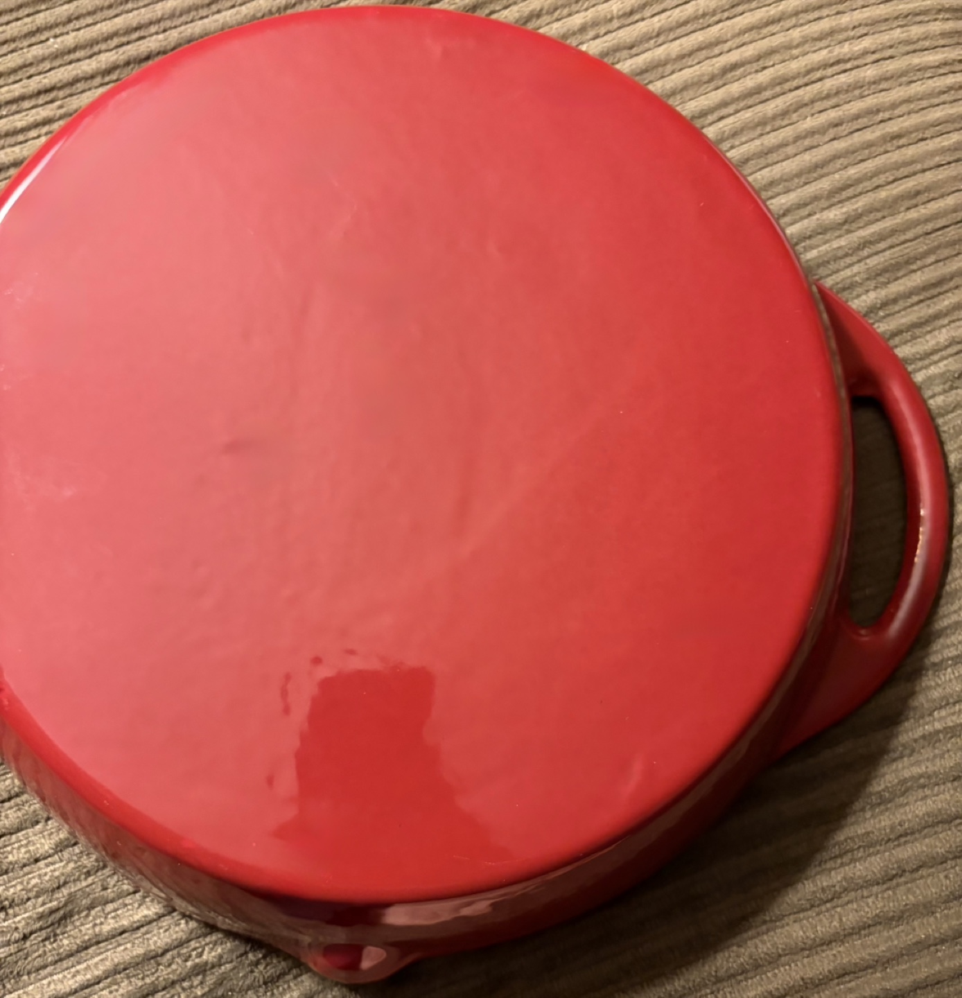 🧡 Red Remy Olivier 26cm Enamel Cast Iron Skillet - photo 3