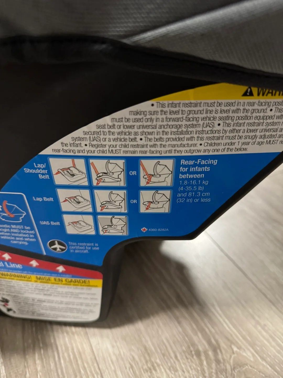 Safety 1st Onboard 35 LX Infant Car Seat with base- Black image indicator(7)