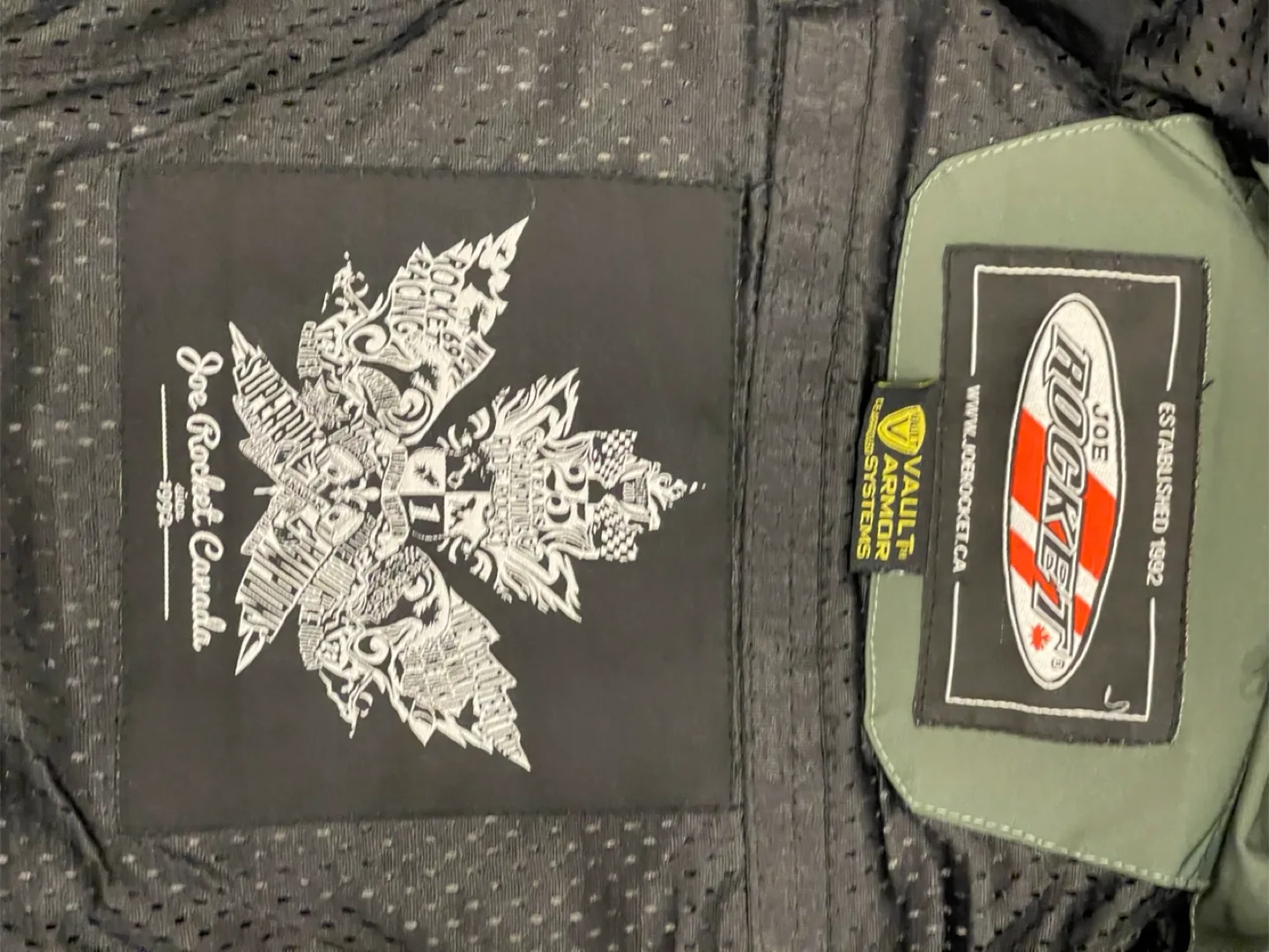 Joe Rocket Canada Men's Black Softshell Motorcycle Jacket image indicator(3)