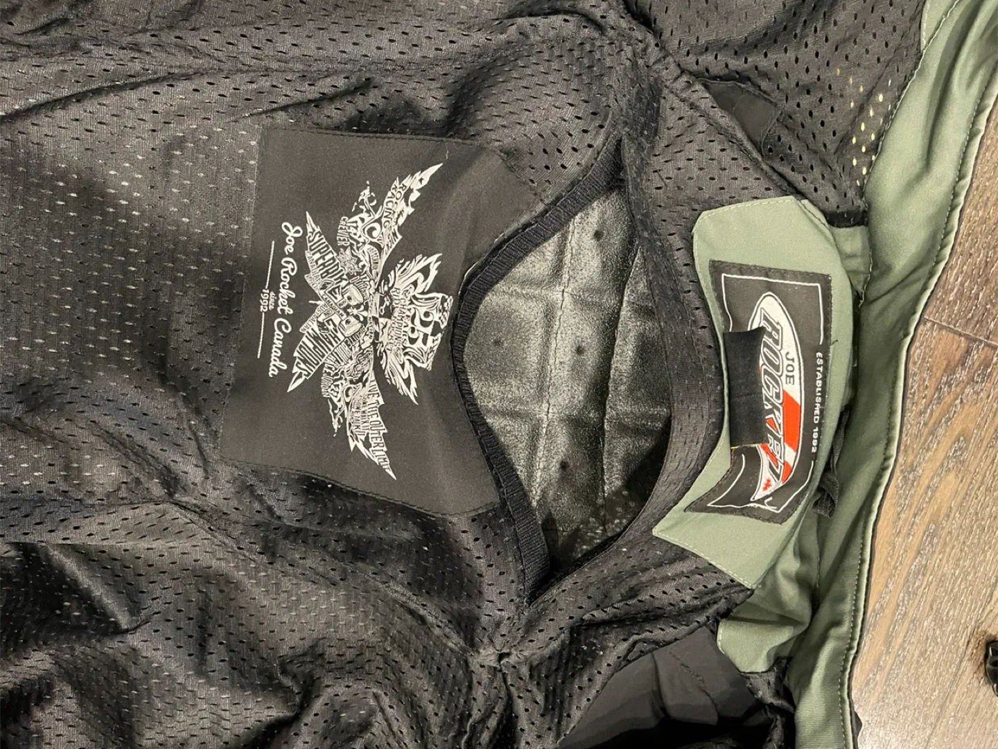 Joe Rocket Canada Men's Black Softshell Motorcycle Jacket image indicator(5)