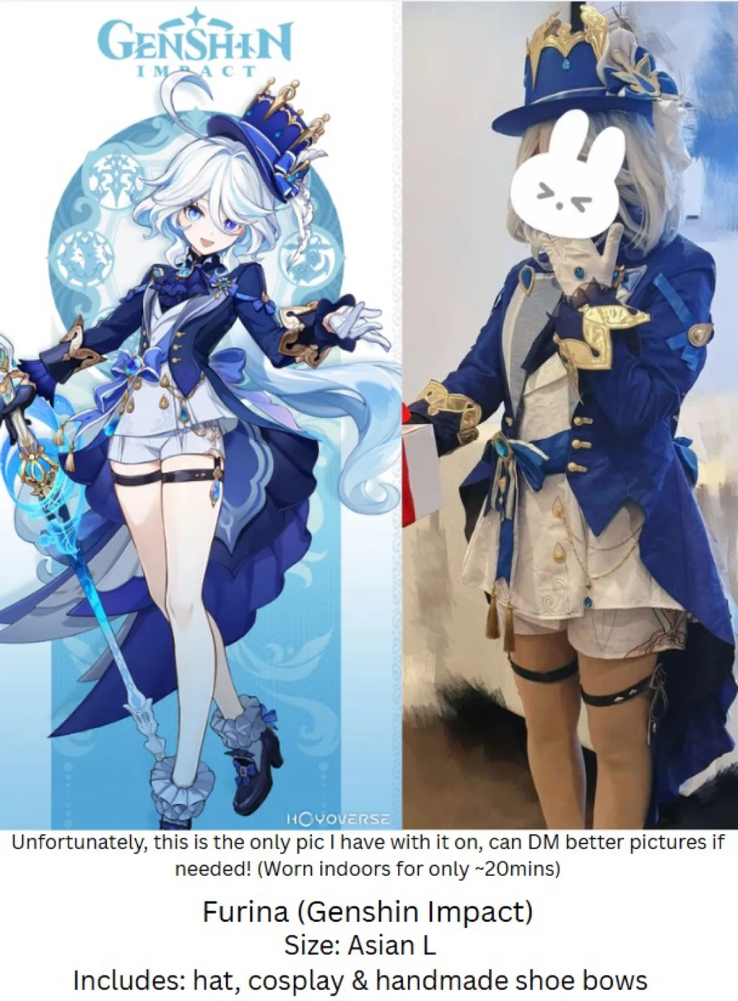Genshin Impact Furina Cosplay thumbnail