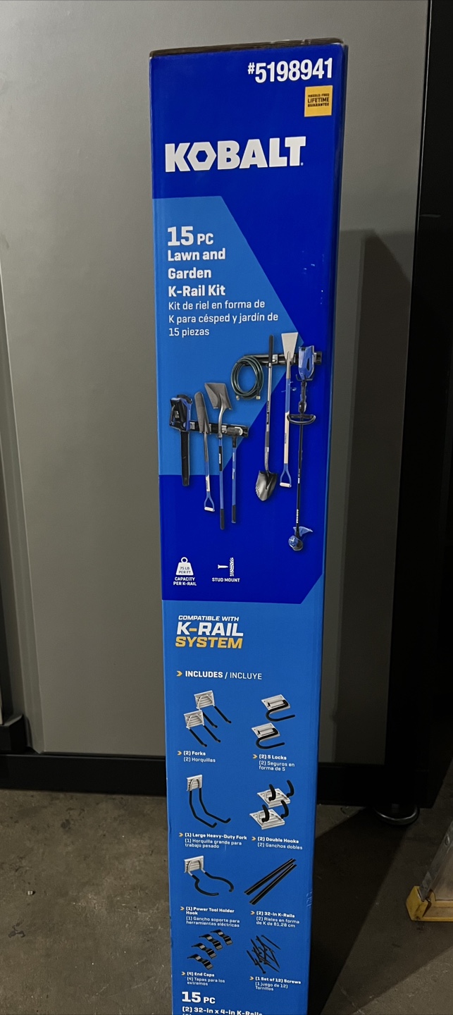 Kobalt 15-Piece Lawn and Garden K-Rail Kit