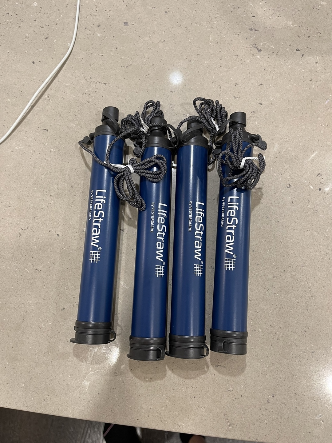 Four LifeStraw Personal Water Filters