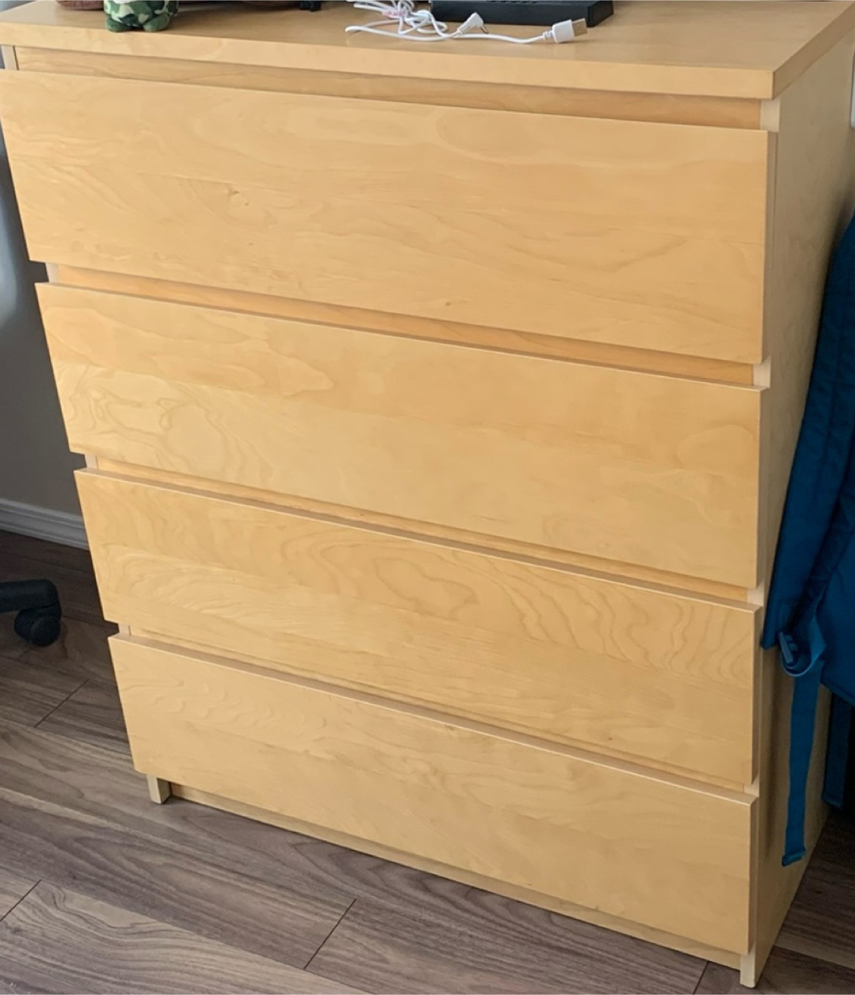 IKEA MALM four-drawer dresser-pick up in Royal Oaks