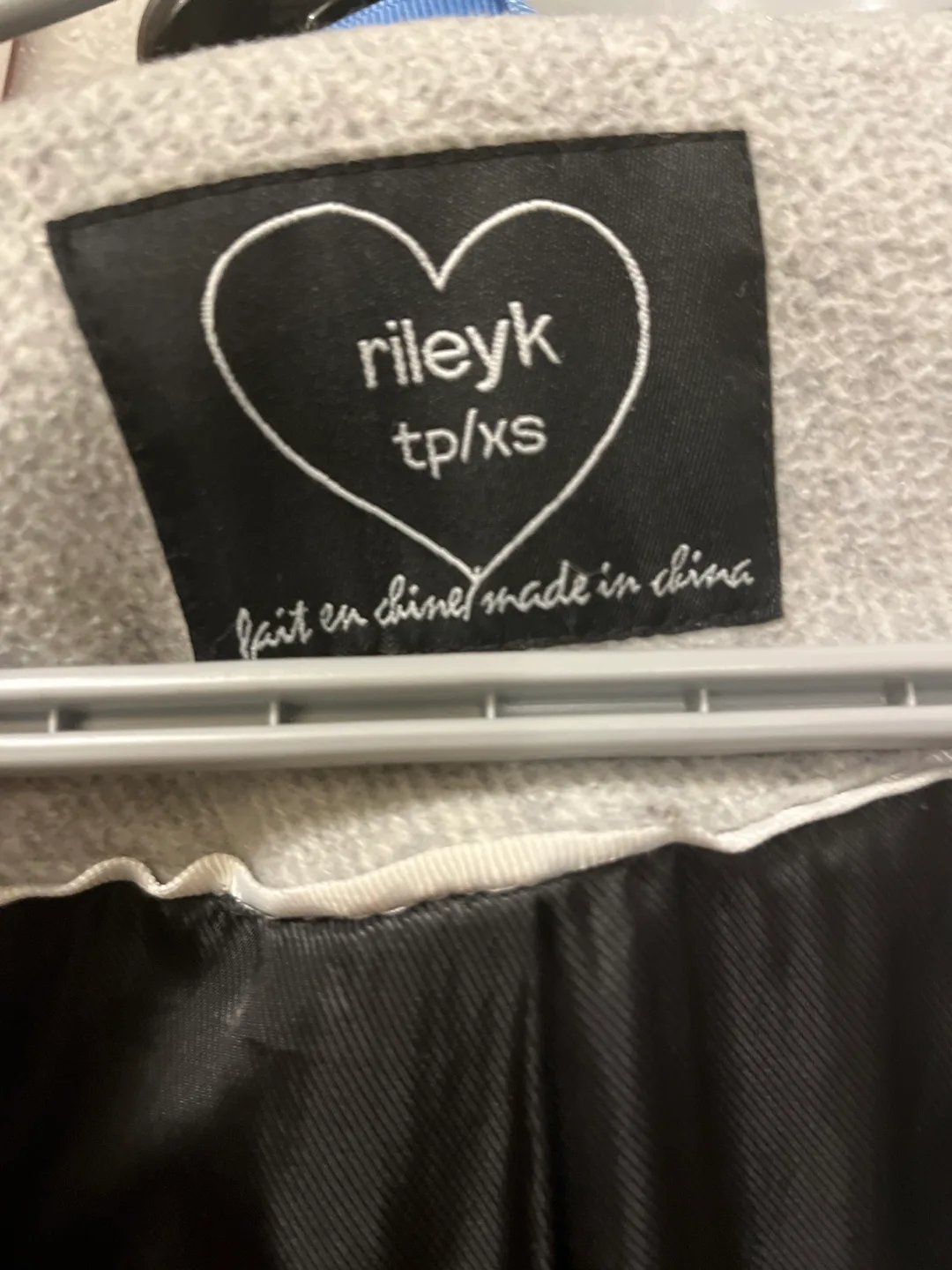 Grey wool-blend overcoat image indicator(2)