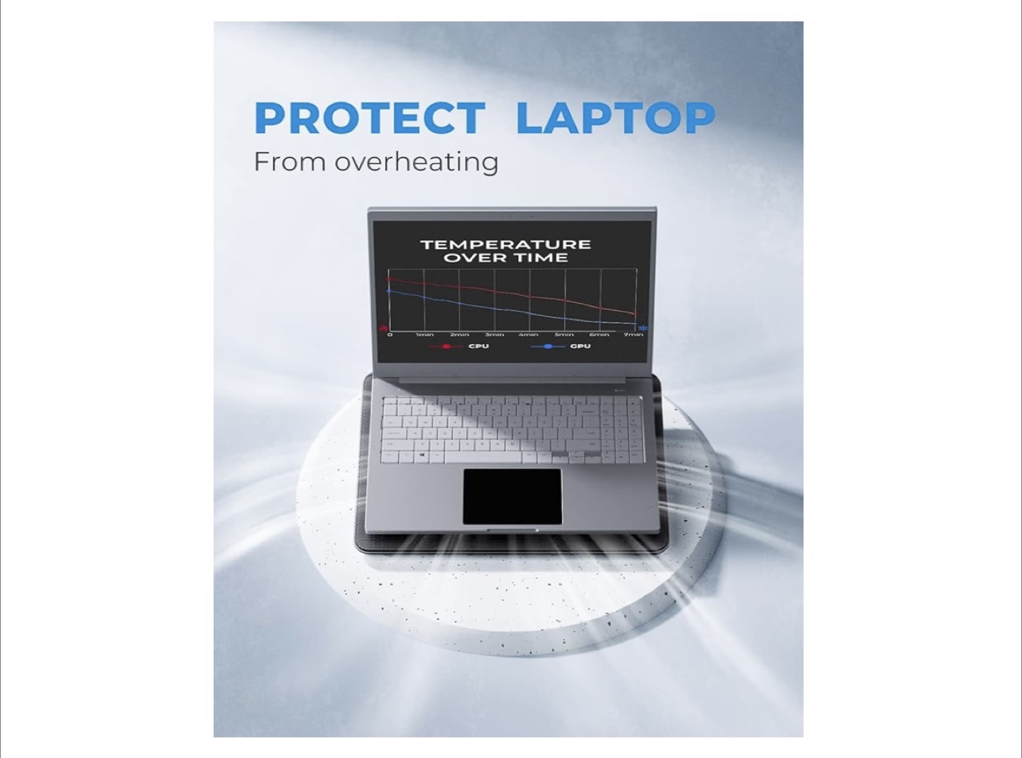Havit Cooling Pad fully compatible with laptops up to 17 inch. - photo 2