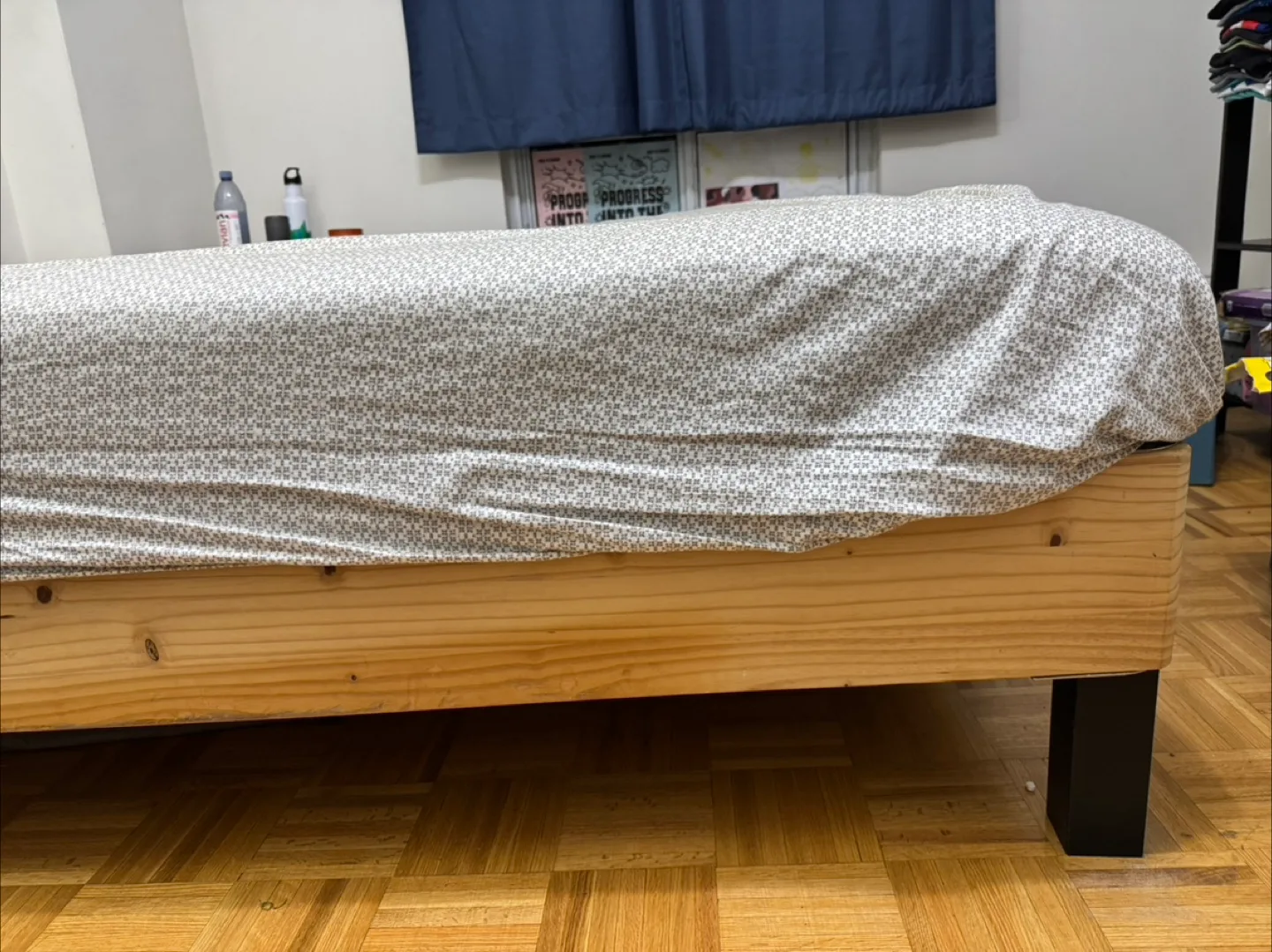 [Pick up only] Queen size bed frame and mattress thumbnail