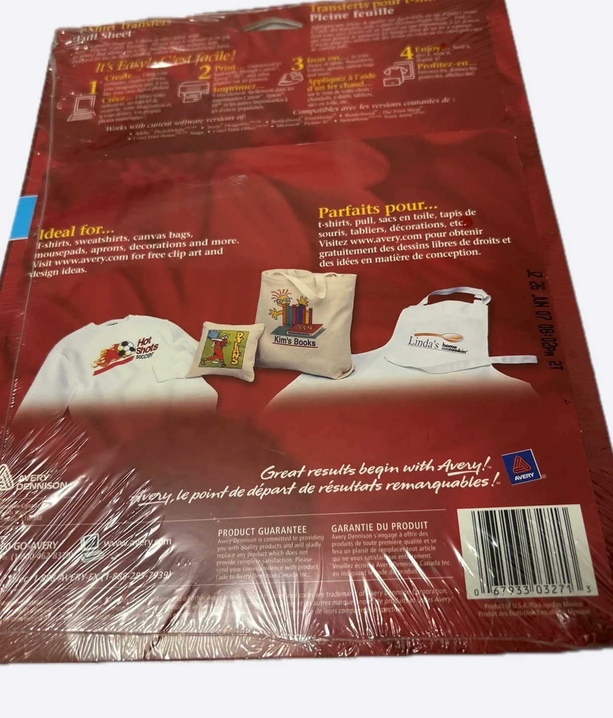 Avery T-Shirt Transfers - Full Sheet - 6 Sheets image indicator(2)