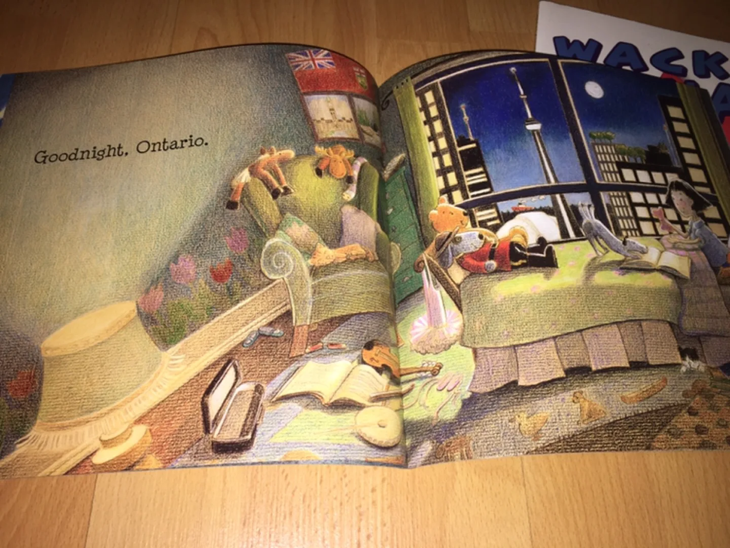 (Both for $7) Goodnight, Canada & Wacky Canada Children's Books image indicator(2)