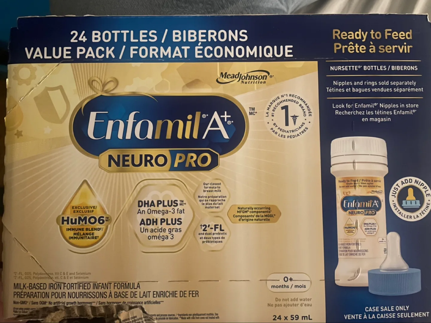 Enfamil A+ NeuroPro Ready-to-Feed Formula - 24 x 59 mL Bottles thumbnail