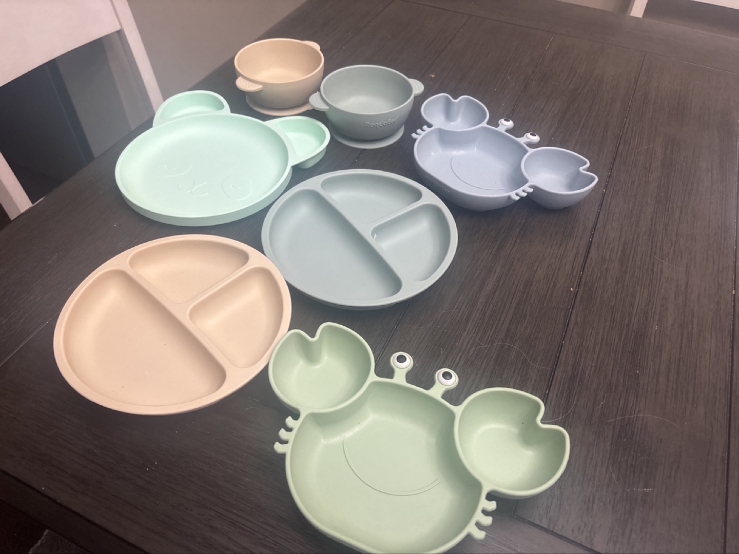 Silicone Baby Plates and Bowls Set
