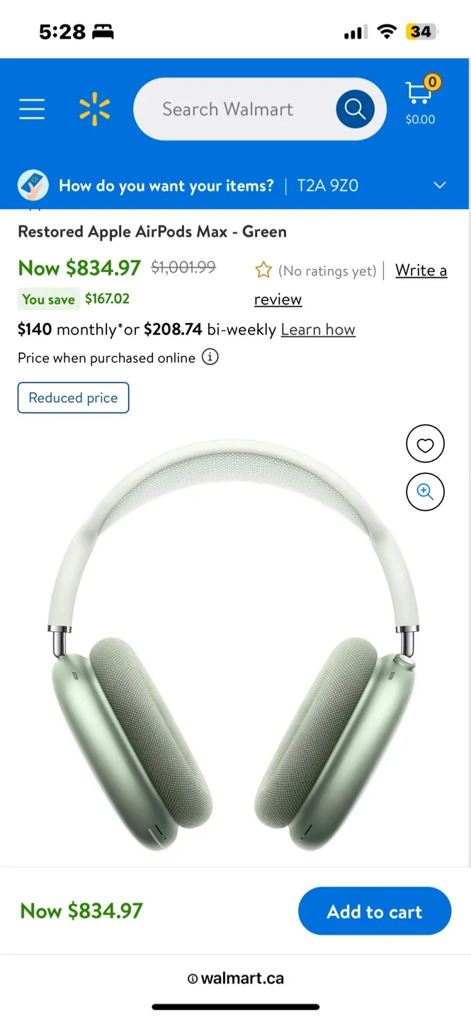 Apple AirPods Max Headphones - Green thumbnail