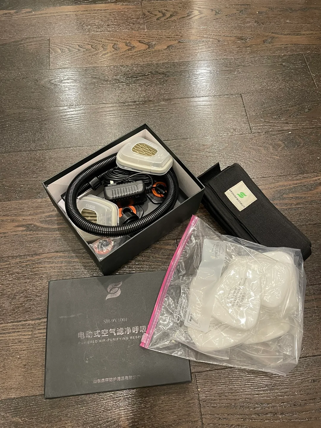 SH-OV1001 Powered Air-Purifying Respirator with Filters image indicator(3)