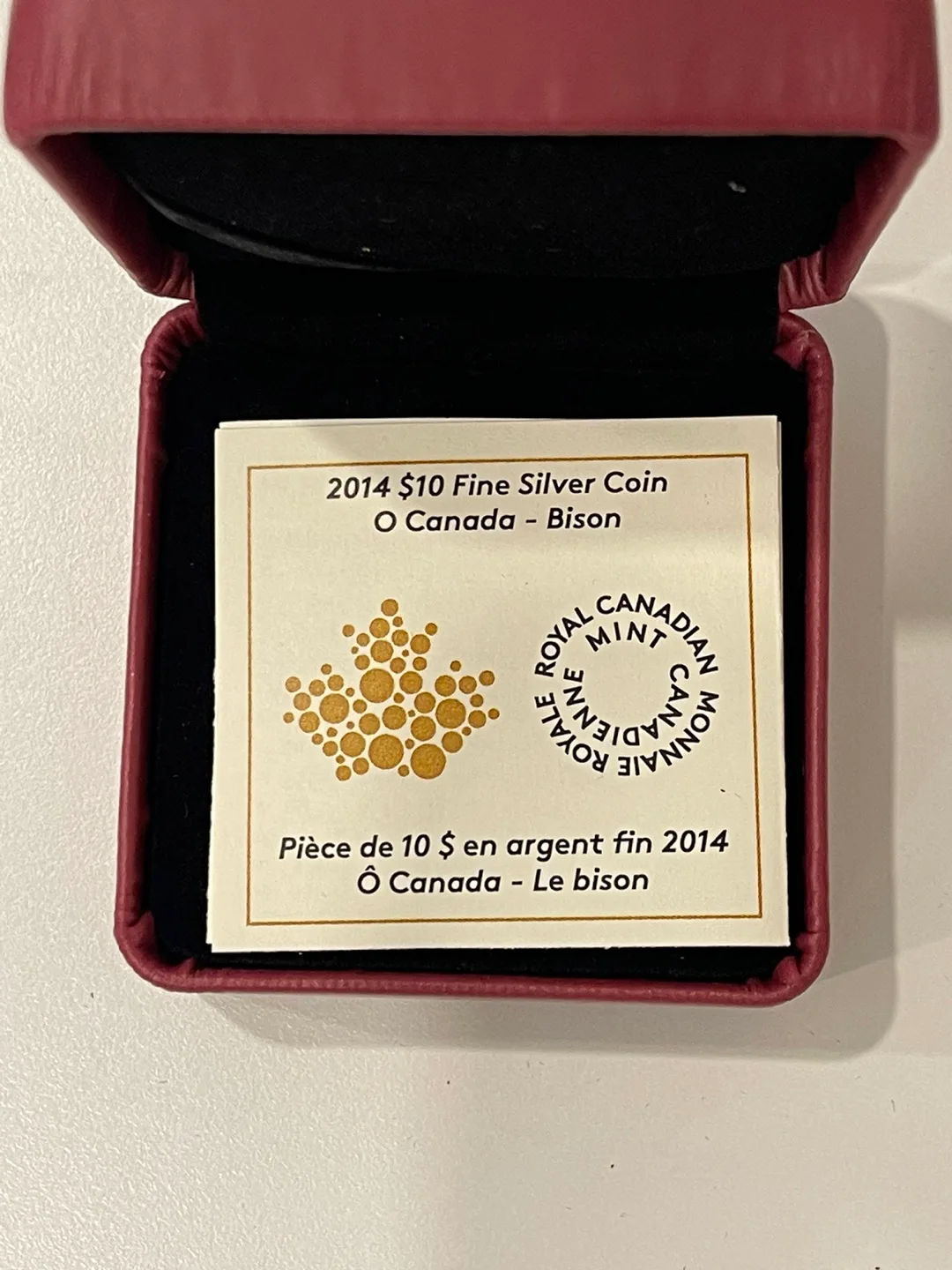 2014 $10 Fine Silver Coin - Bison image indicator(5)