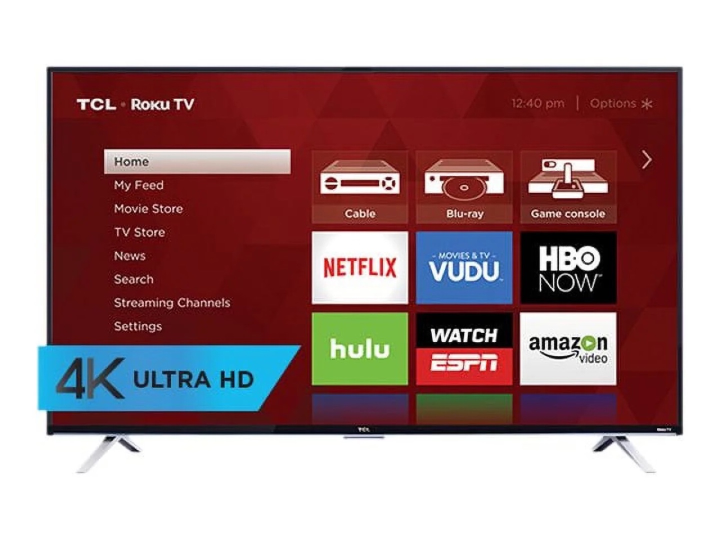 48” TCL Roku TV 4K Ultra HD Smart TV - photo 2