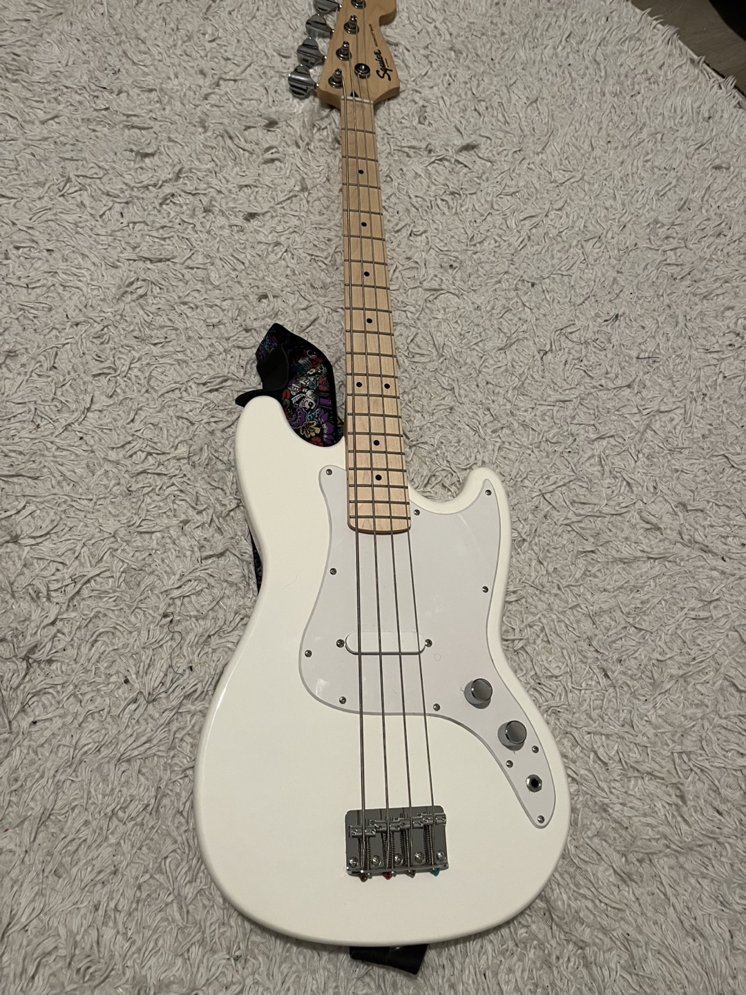 Fender squier bass guitar