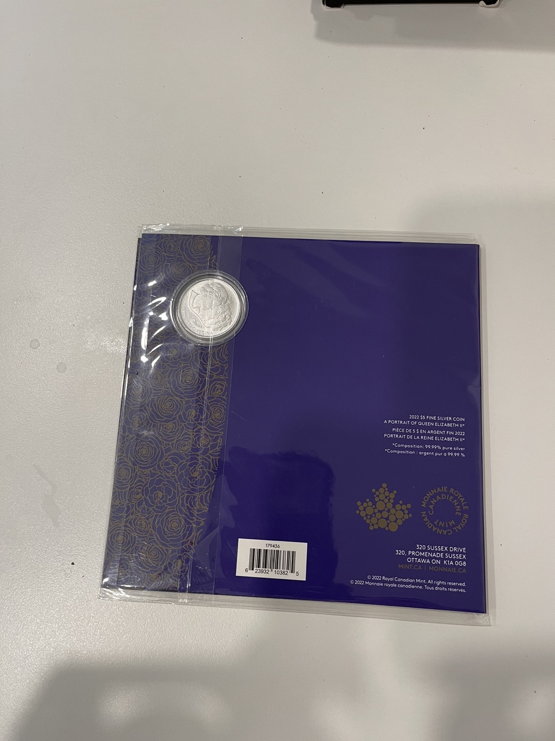 Queen Elizabeth II Commemorative Coin Card - photo 2