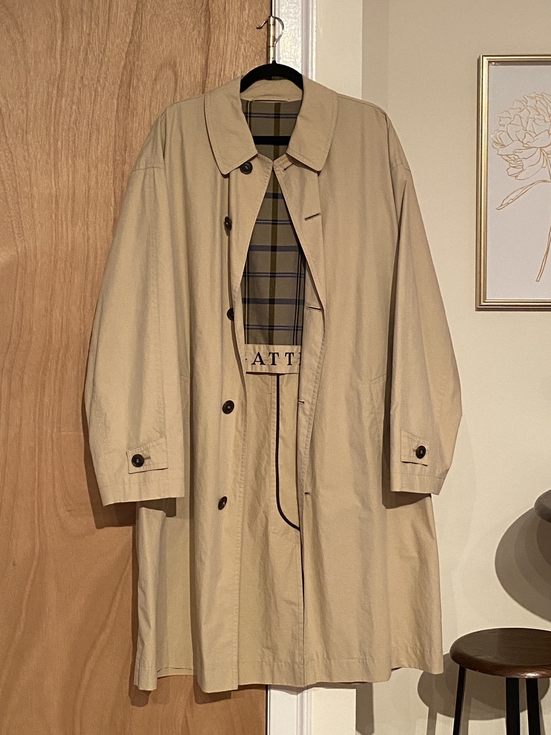 Bugatti Beige Trench Coat 52