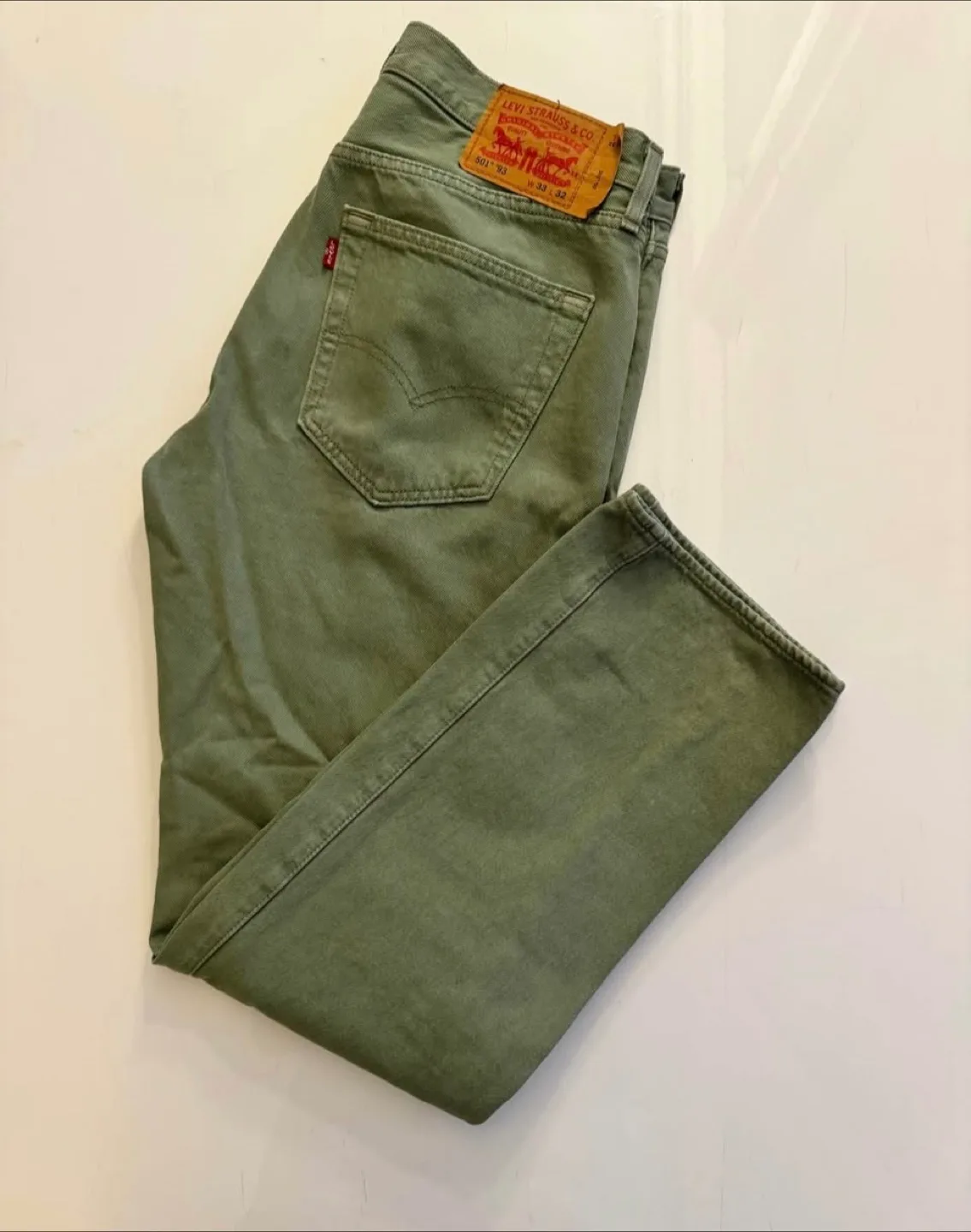 Levi's 511 Slim Fit Olive Green Jeans image indicator(2)