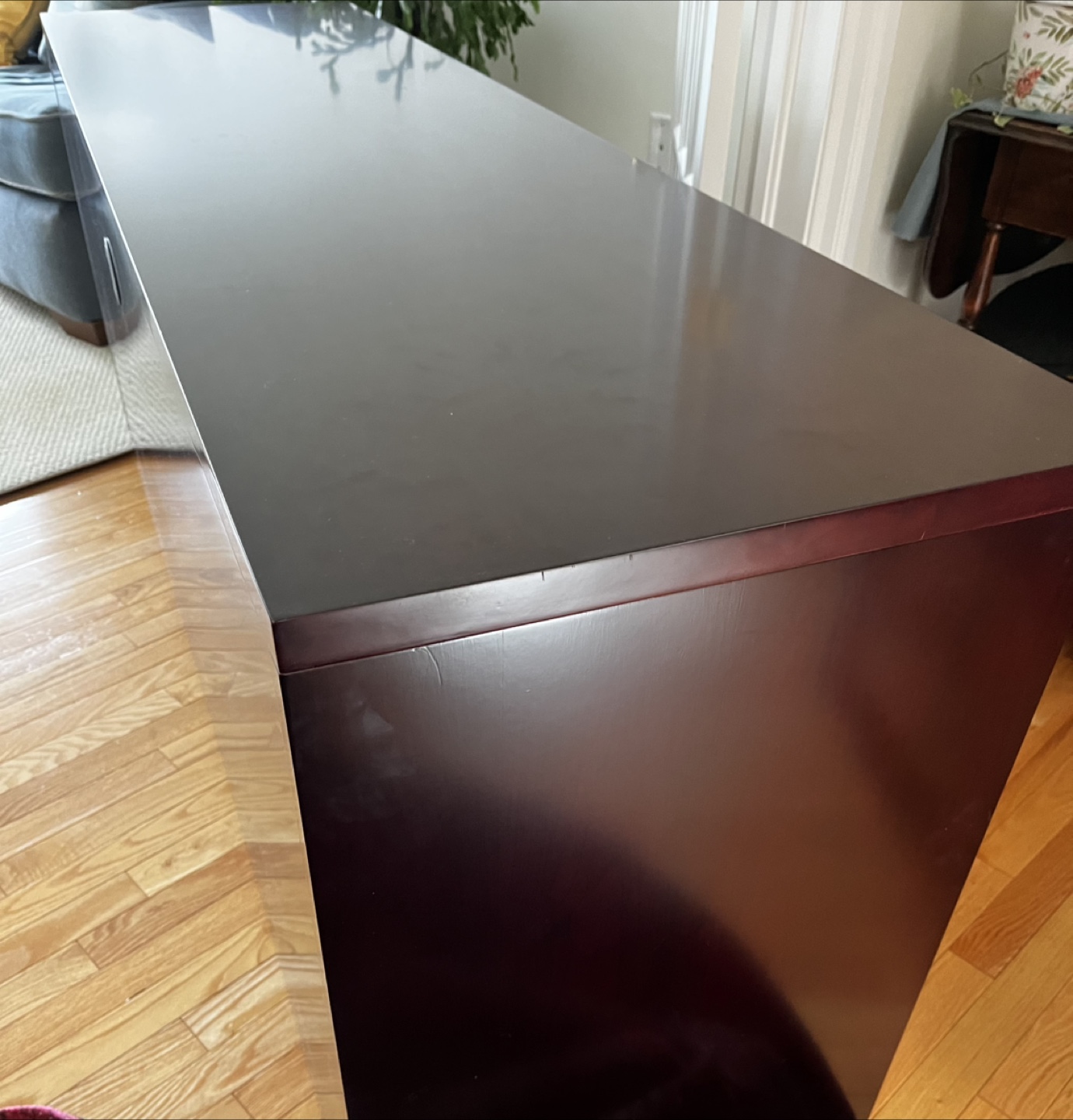 Dark Cherry Wood Executive credenza - photo 3