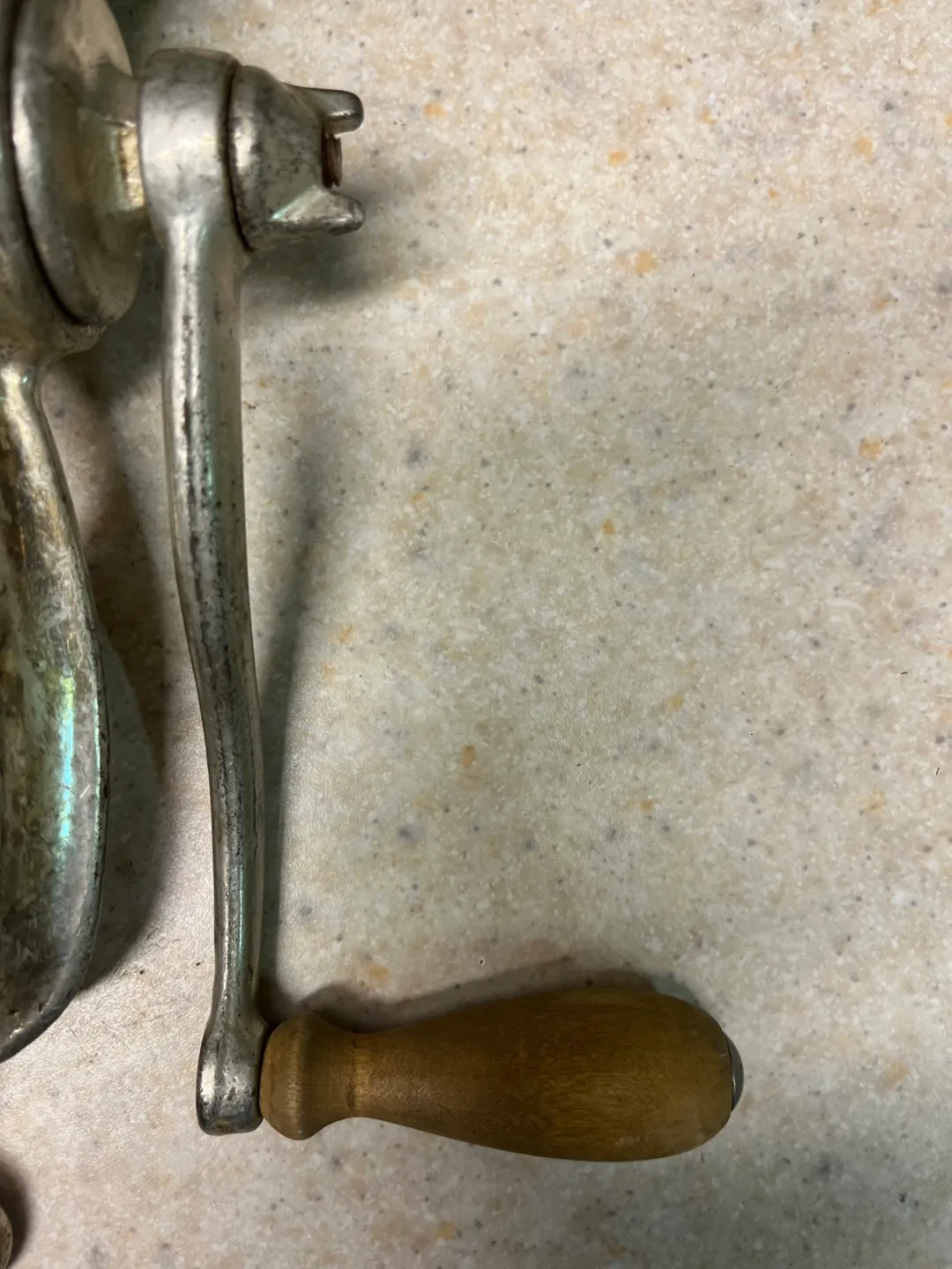 1950s SIF 99 Hand Crank Table Meat Grinder : Made in England image indicator(7)