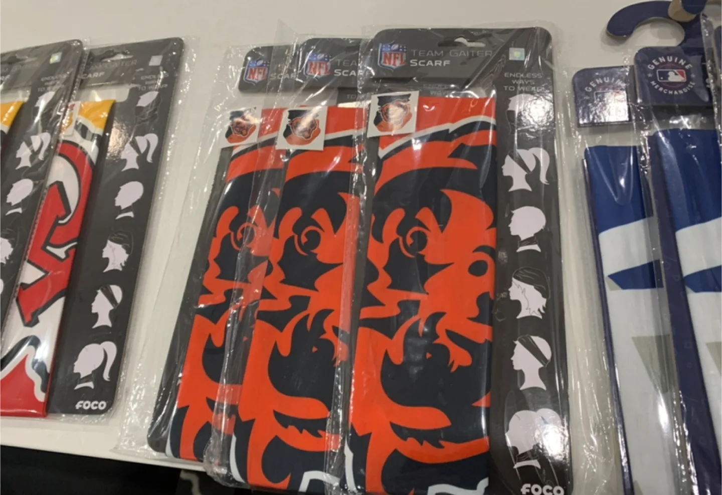 NFL & MLB Team Gaiter Scarves - Bulk Lot image indicator(2)