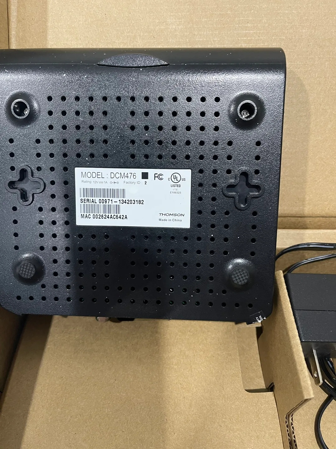 Thomson DCM476 Modem image indicator(5)