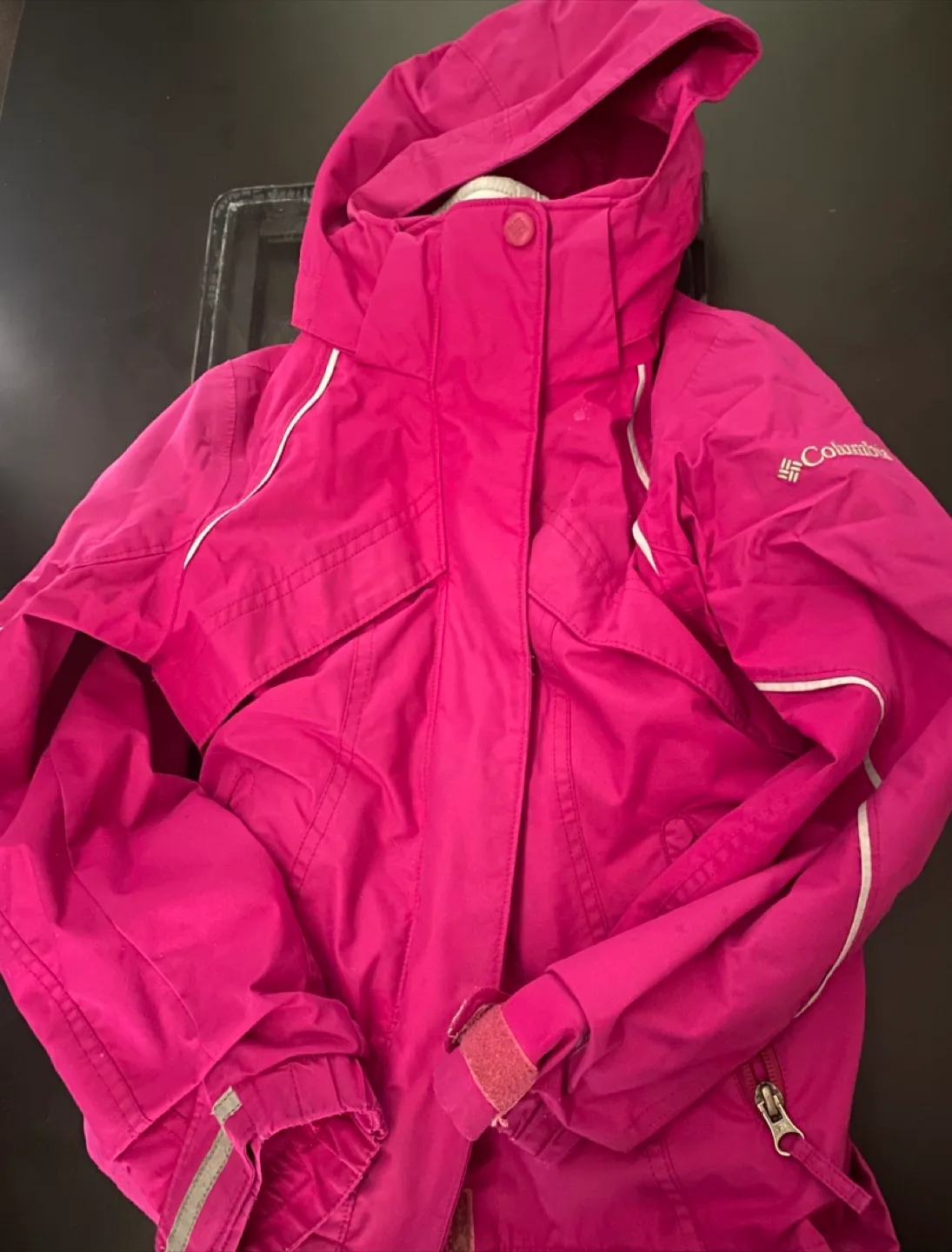 Girls' Columbia Pink Snow Jacket, Size 6
