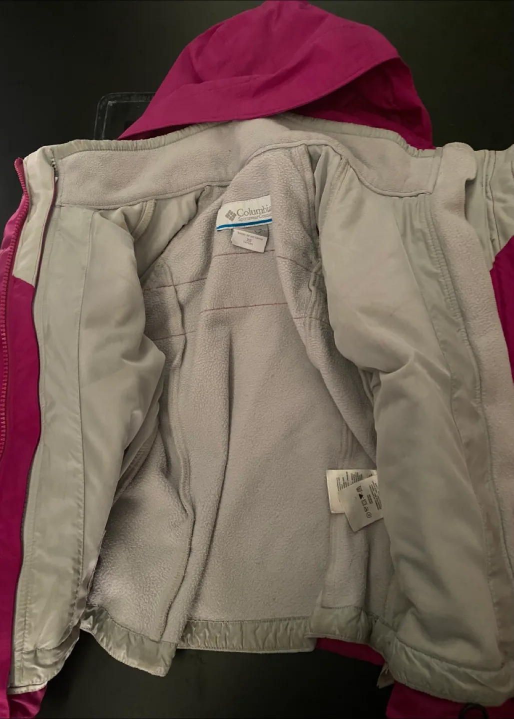 Girls' Columbia Pink Snow Jacket, Size 6 image indicator(2)