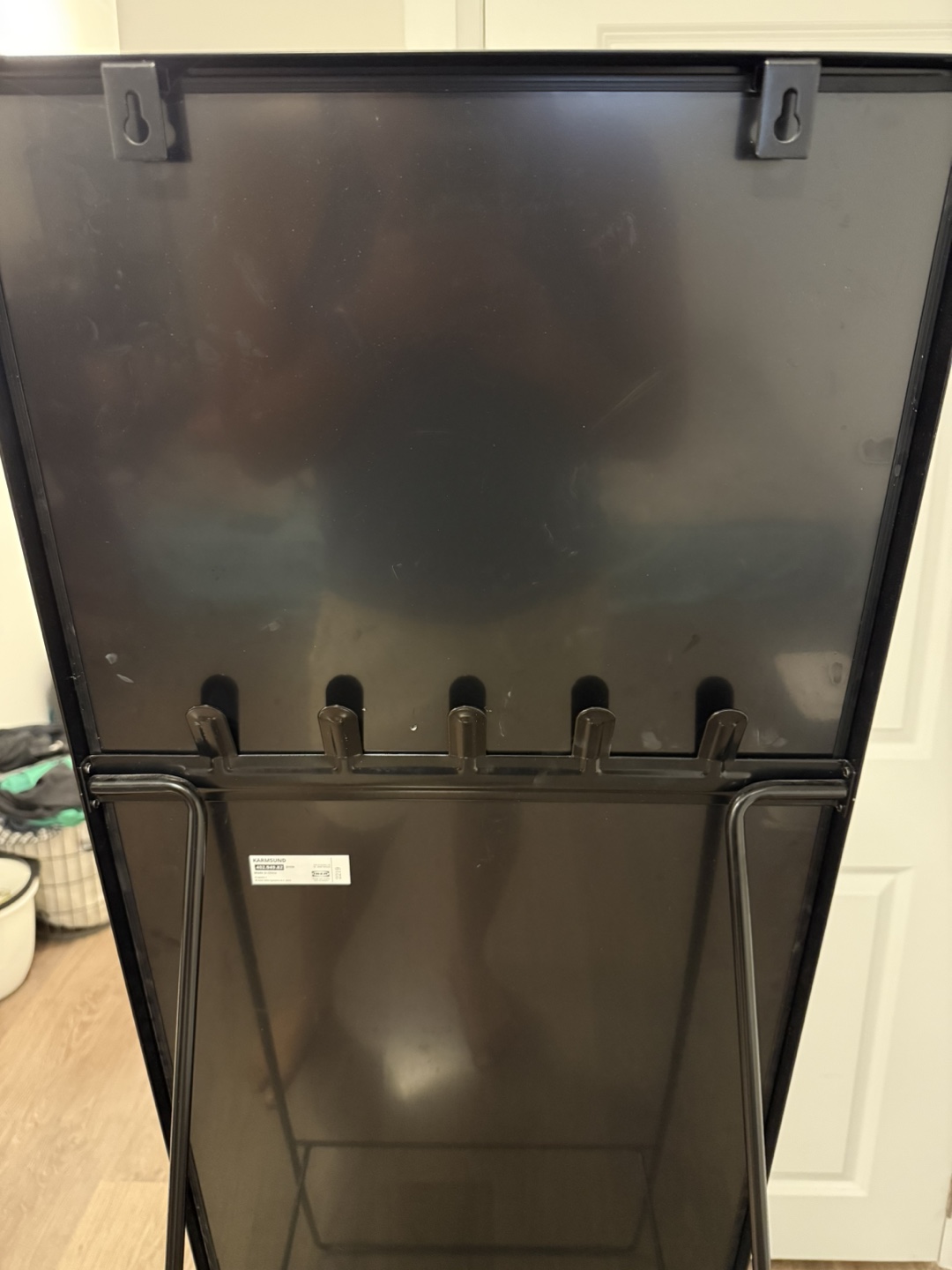 Full-Length Leaner Mirror with Black Frame - photo 3