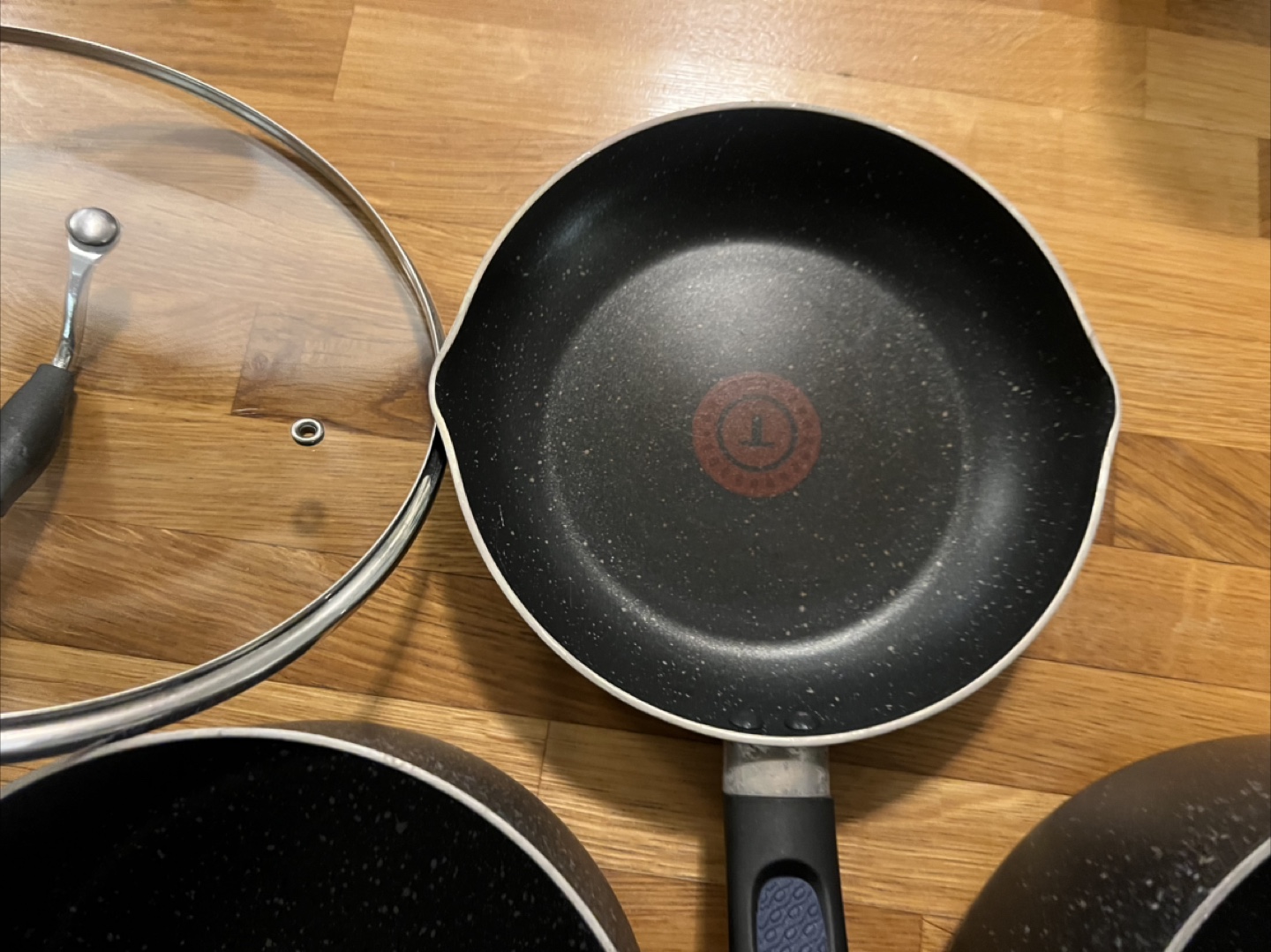 Brock 3-Piece Cookware Set with Glass Lids