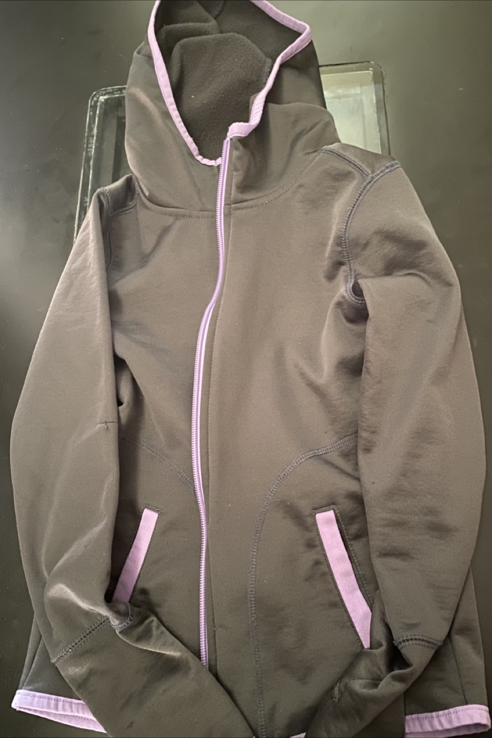 Justice Girls' Zip-Up Hoodie Jacket Size 7