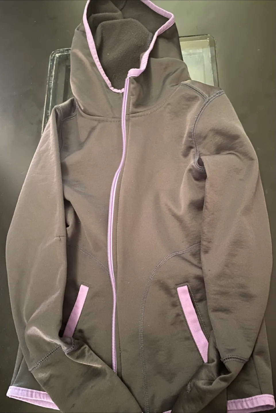 Justice Girls' Zip-Up Hoodie Jacket Size 7