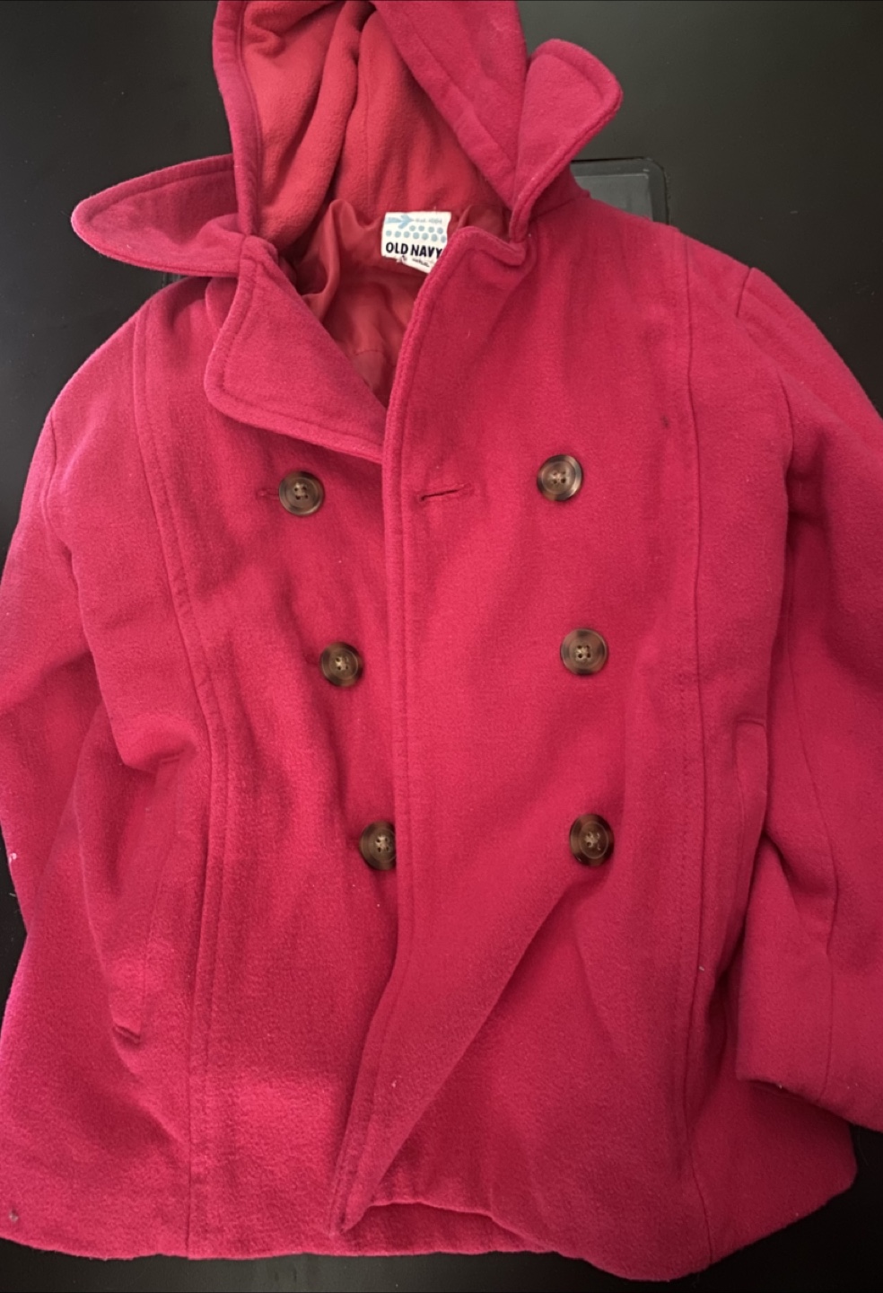 Old Navy Girls Pink Peacoat Size LG