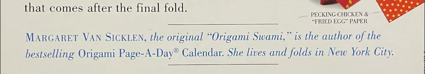 The Joy of Origami by Margaret Van Sicklen image indicator(4)