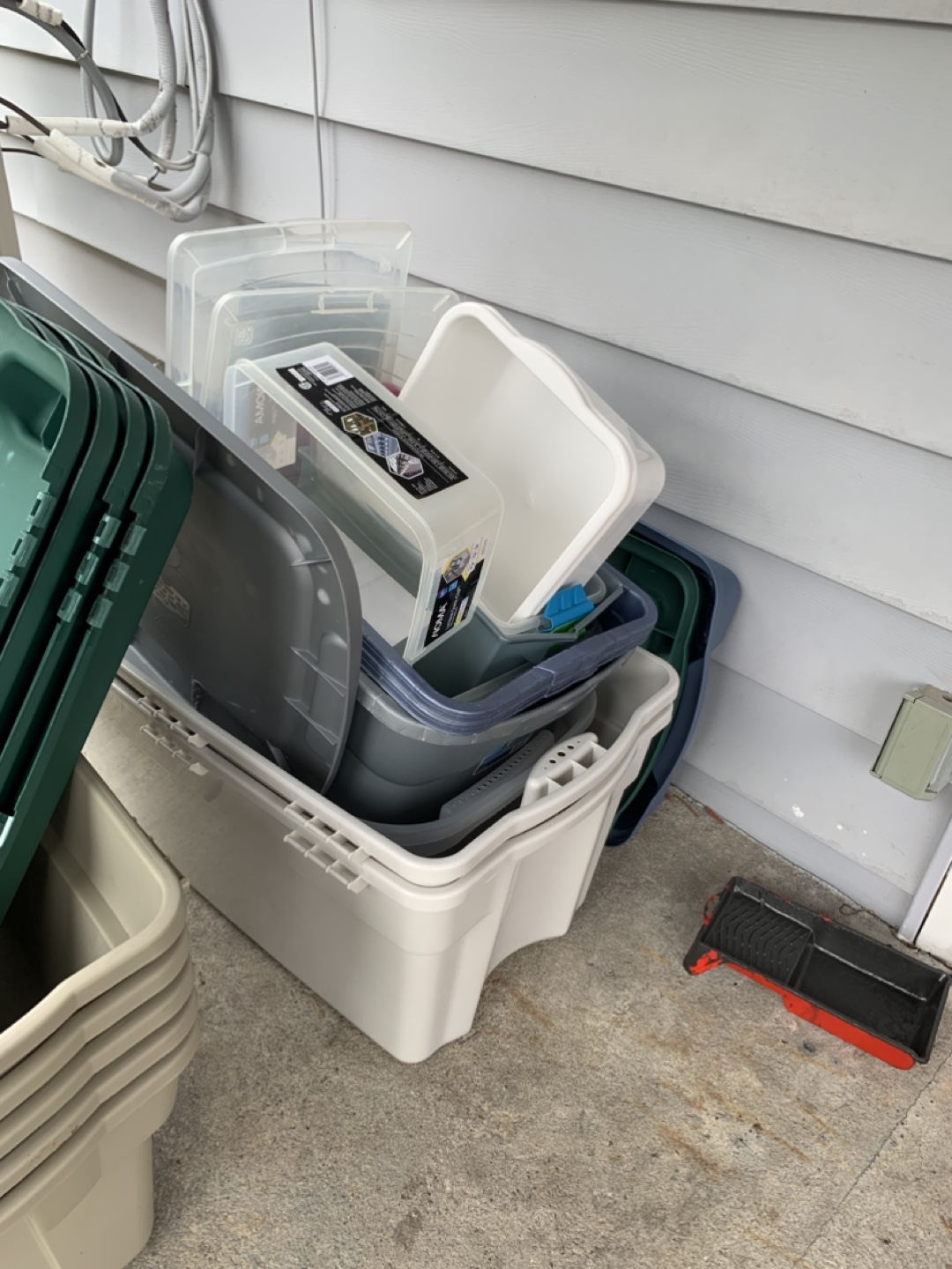 Assorted Plastic Storage Containers - photo 2