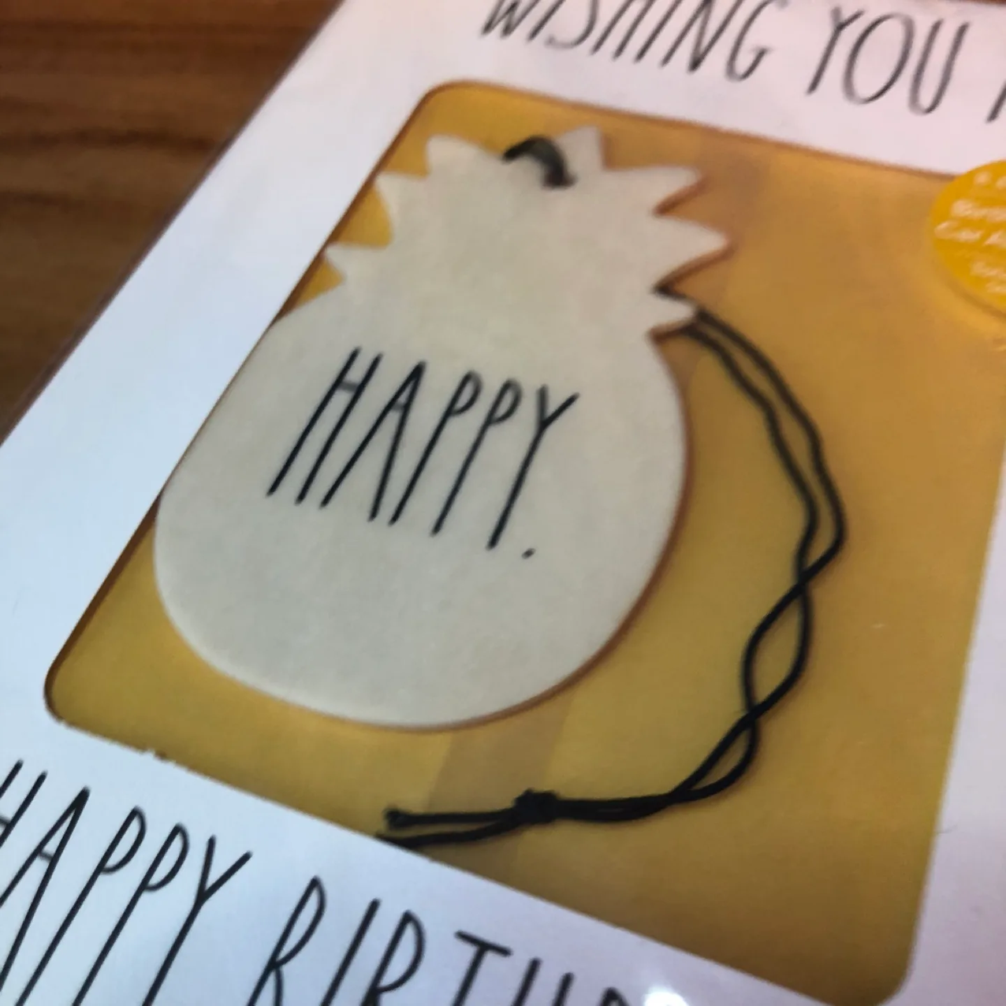 Rae Dunn Birthday Card with Air Freshener 🧡 image indicator(3)