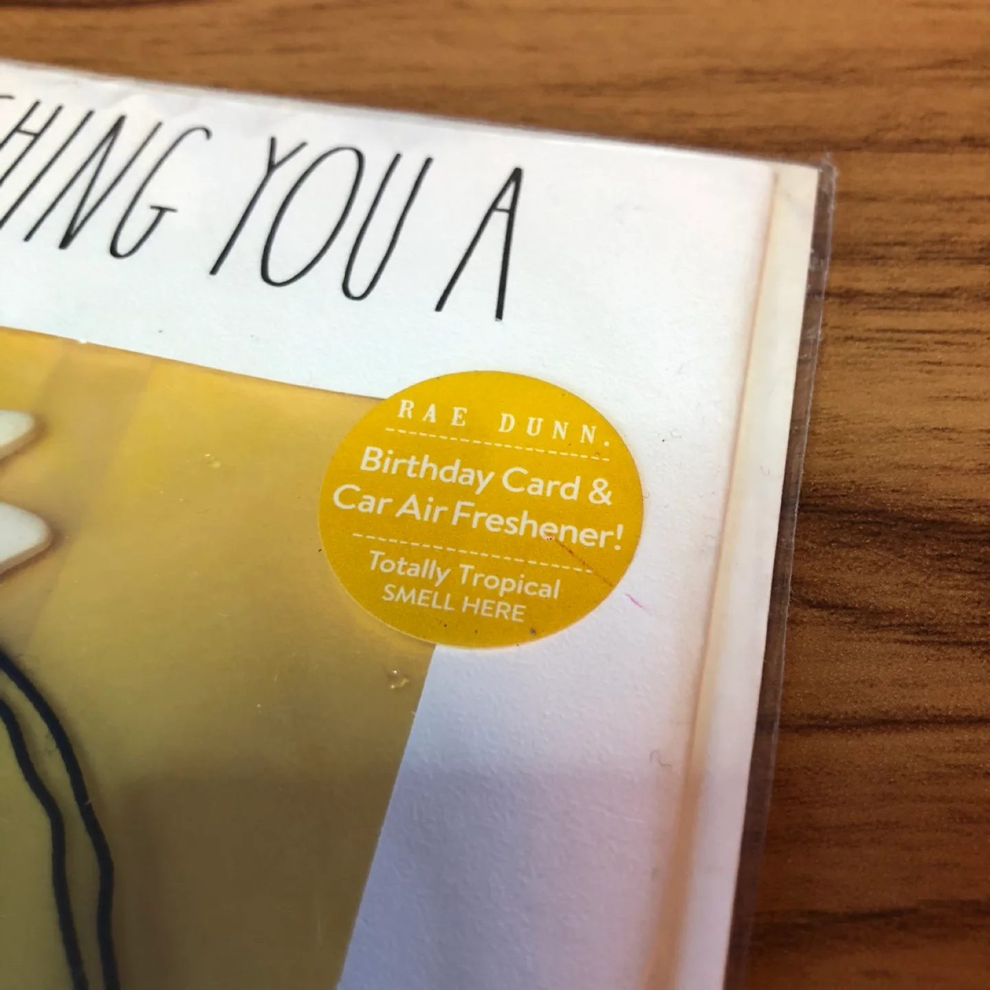 Rae Dunn Birthday Card with Air Freshener 🧡 image indicator(4)