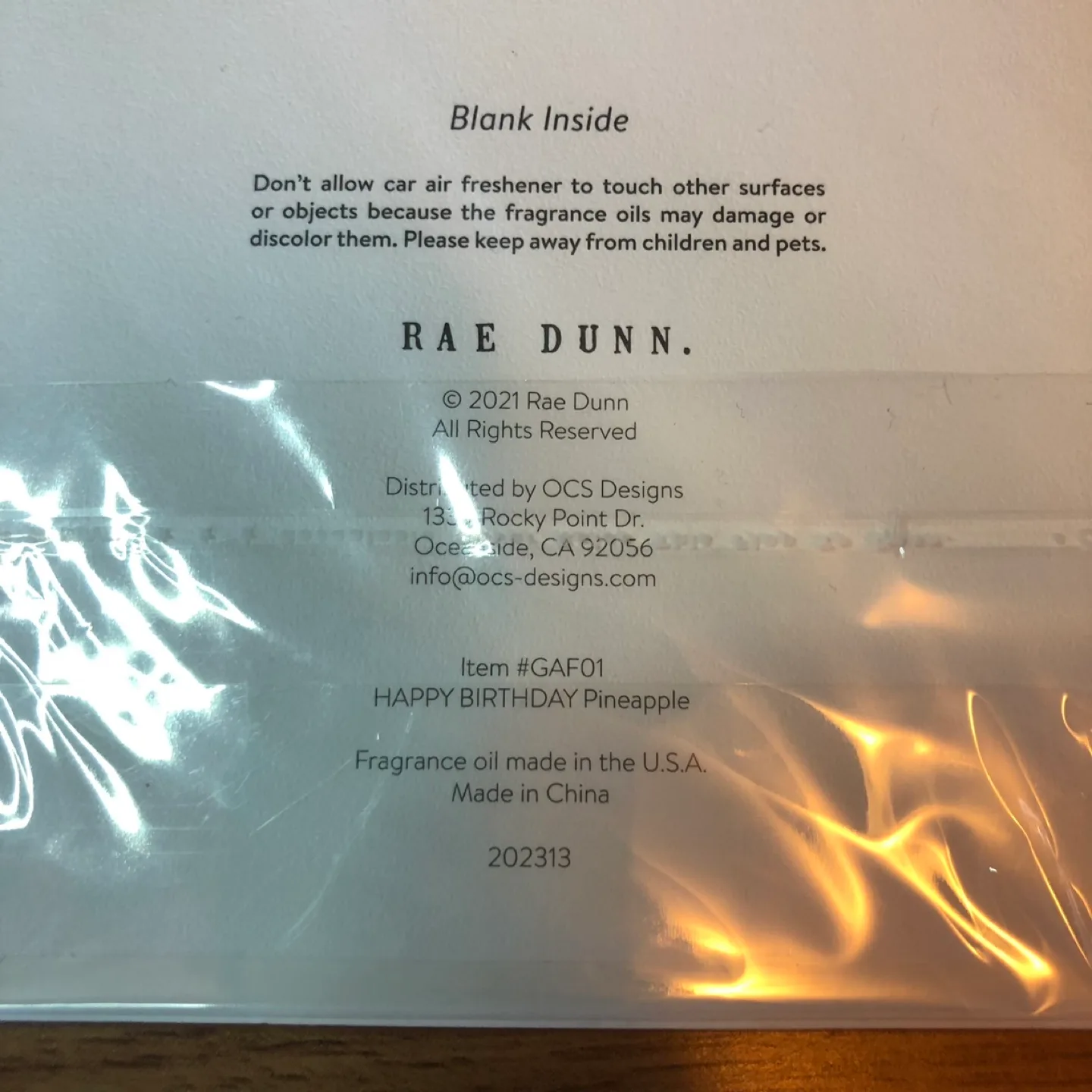 Rae Dunn Birthday Card with Air Freshener 🧡 image indicator(5)