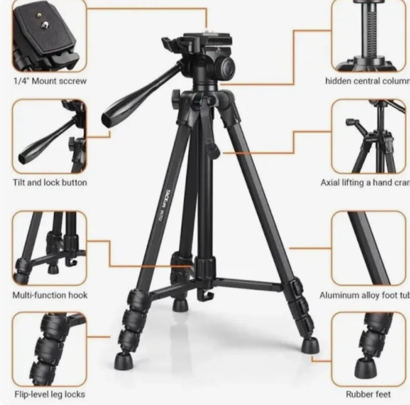Tacklife MLT01 Camera Tripod image indicator(7)